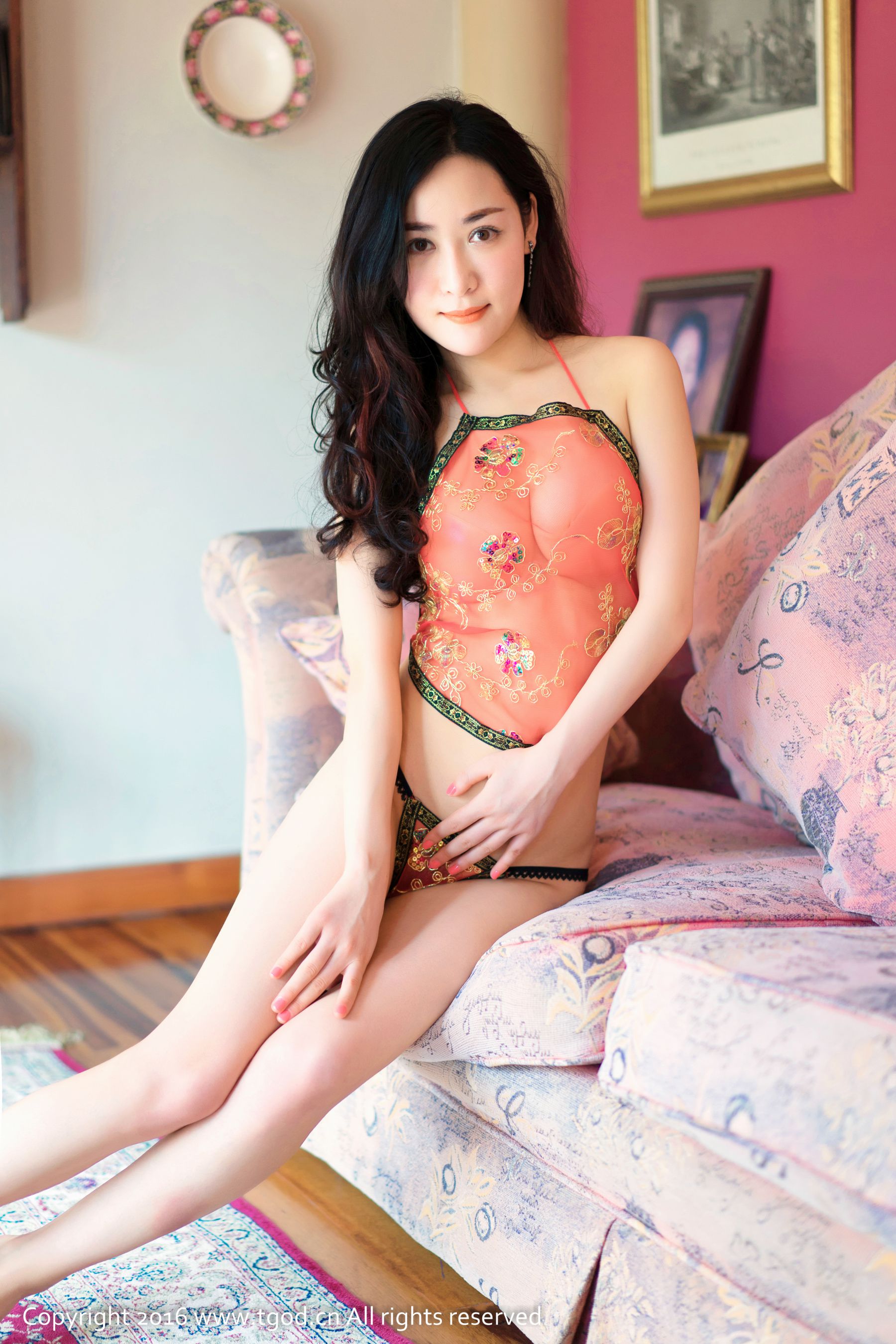 Qiao'er Lace Perspective Private House Push Goddess/You Mihui