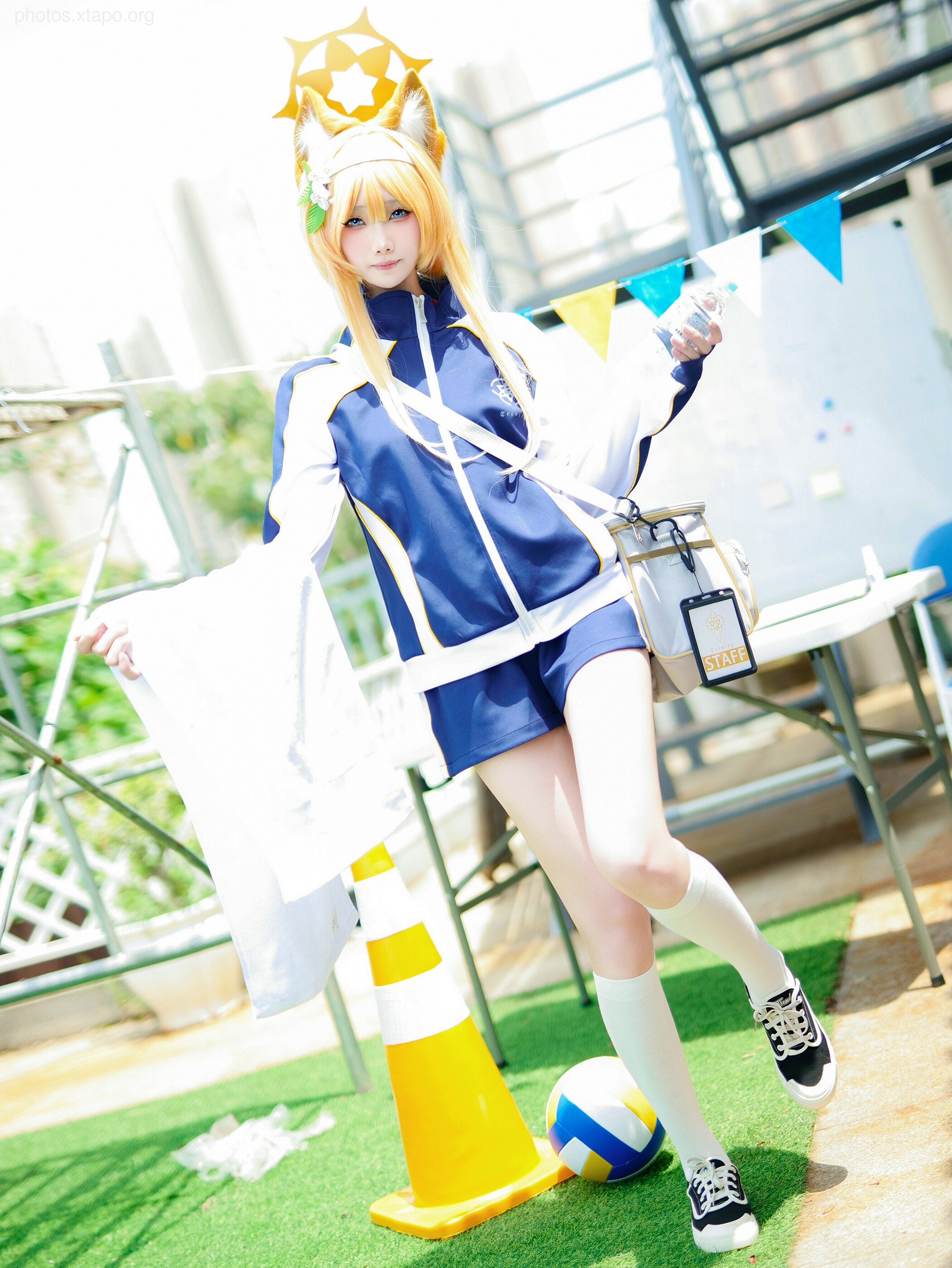 Mother Blue Archive -Iluo マ リ ー (Gymnastics) Cosplay Vol.02