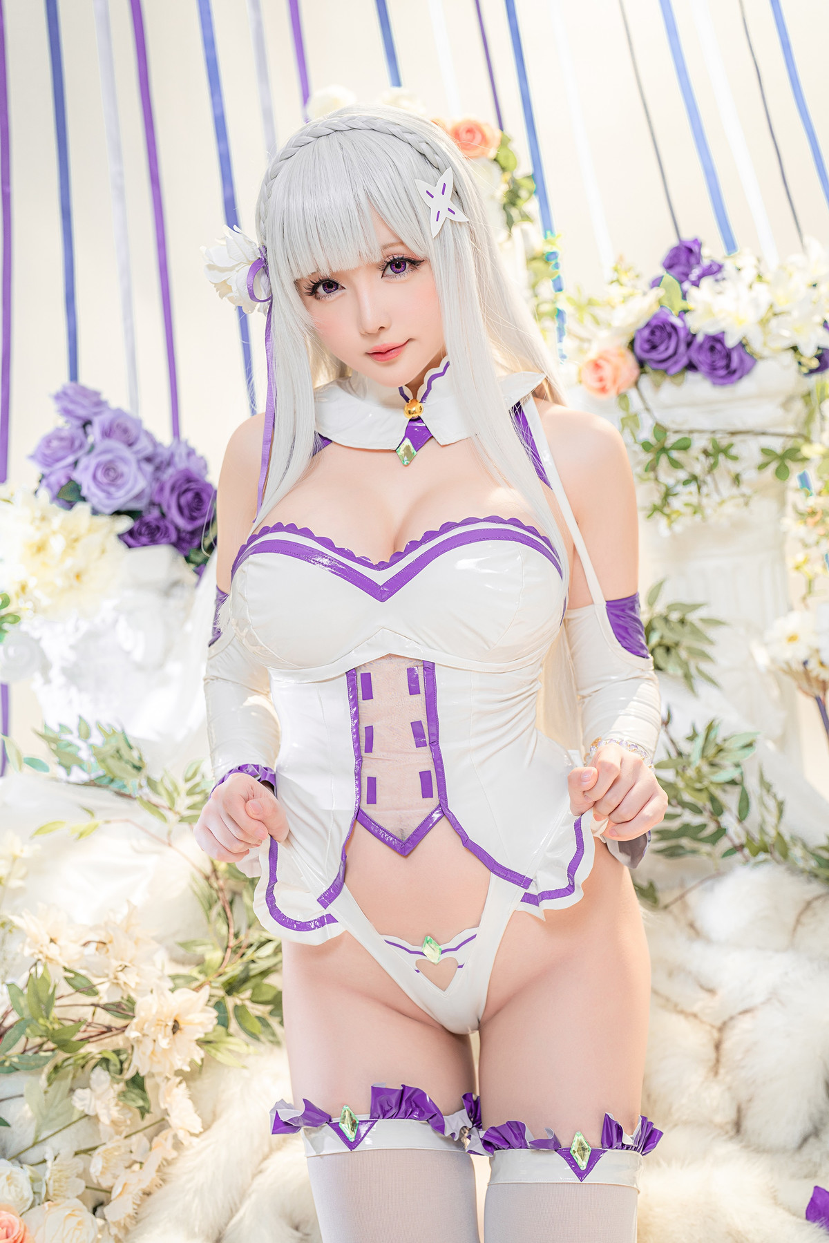 Hoshilily Miss Star Chichi Cosplay Emilia