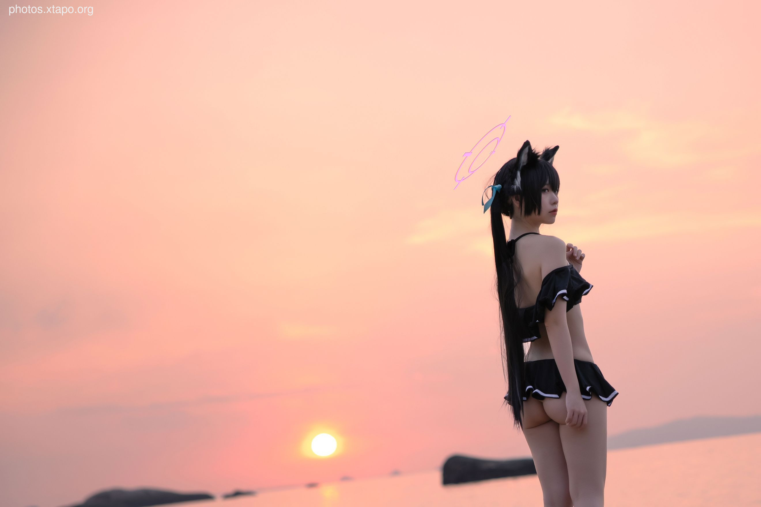 G44 will not be injured in blue archives black see Qin Xiang swimsuit 20p