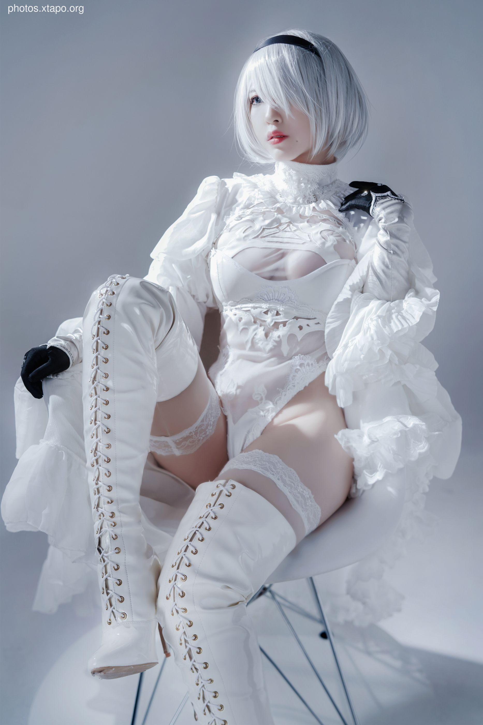 Half Half -Automata ハ ル ハ No. 2 B -type white dress 51P -91MB