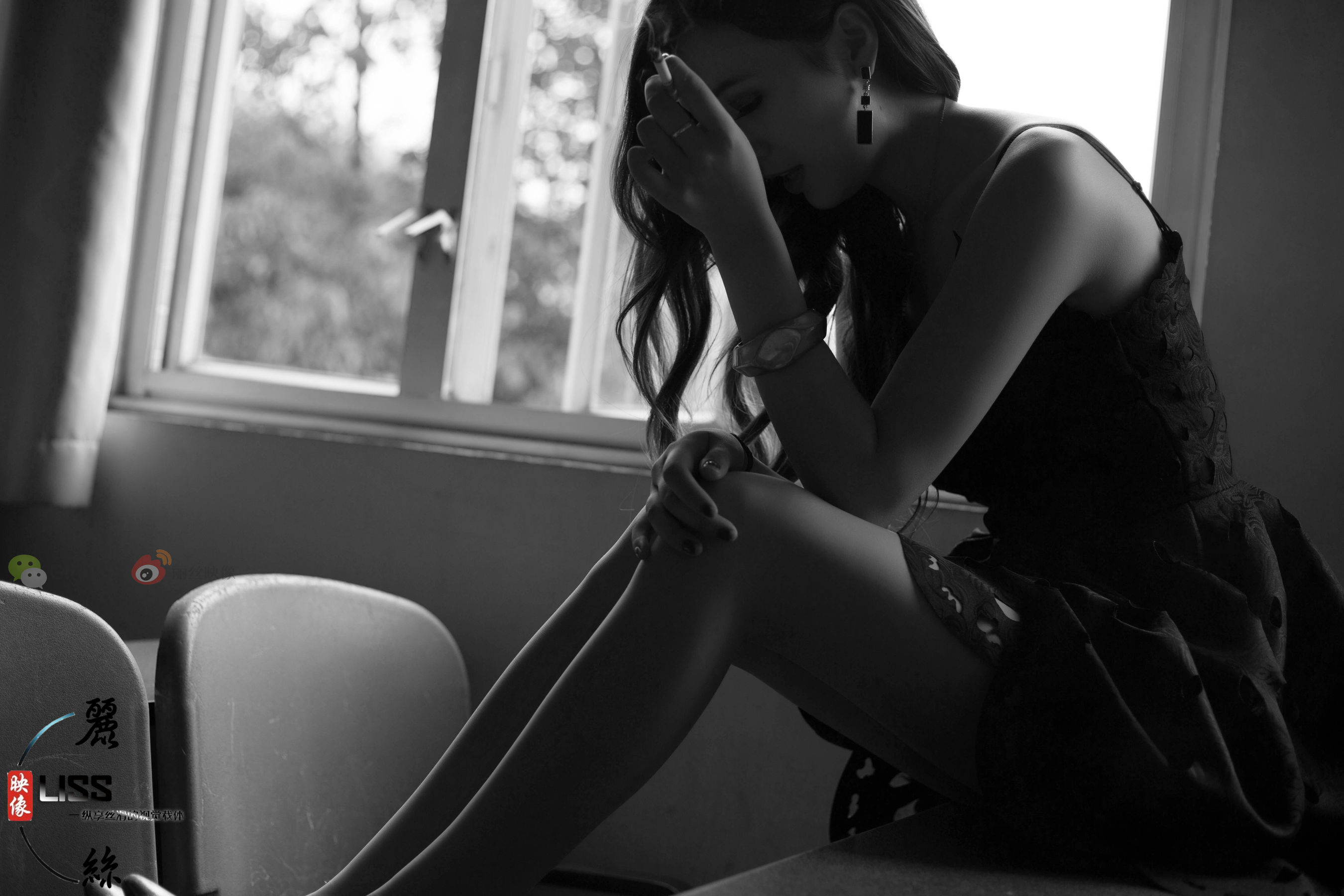 Lisi image Girliss Zhang Min campus style