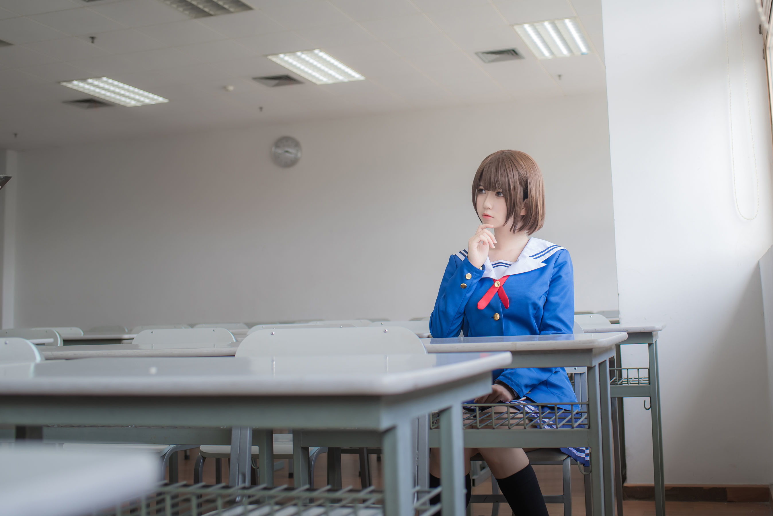 Loli cos Platinum Saki -School Uniform