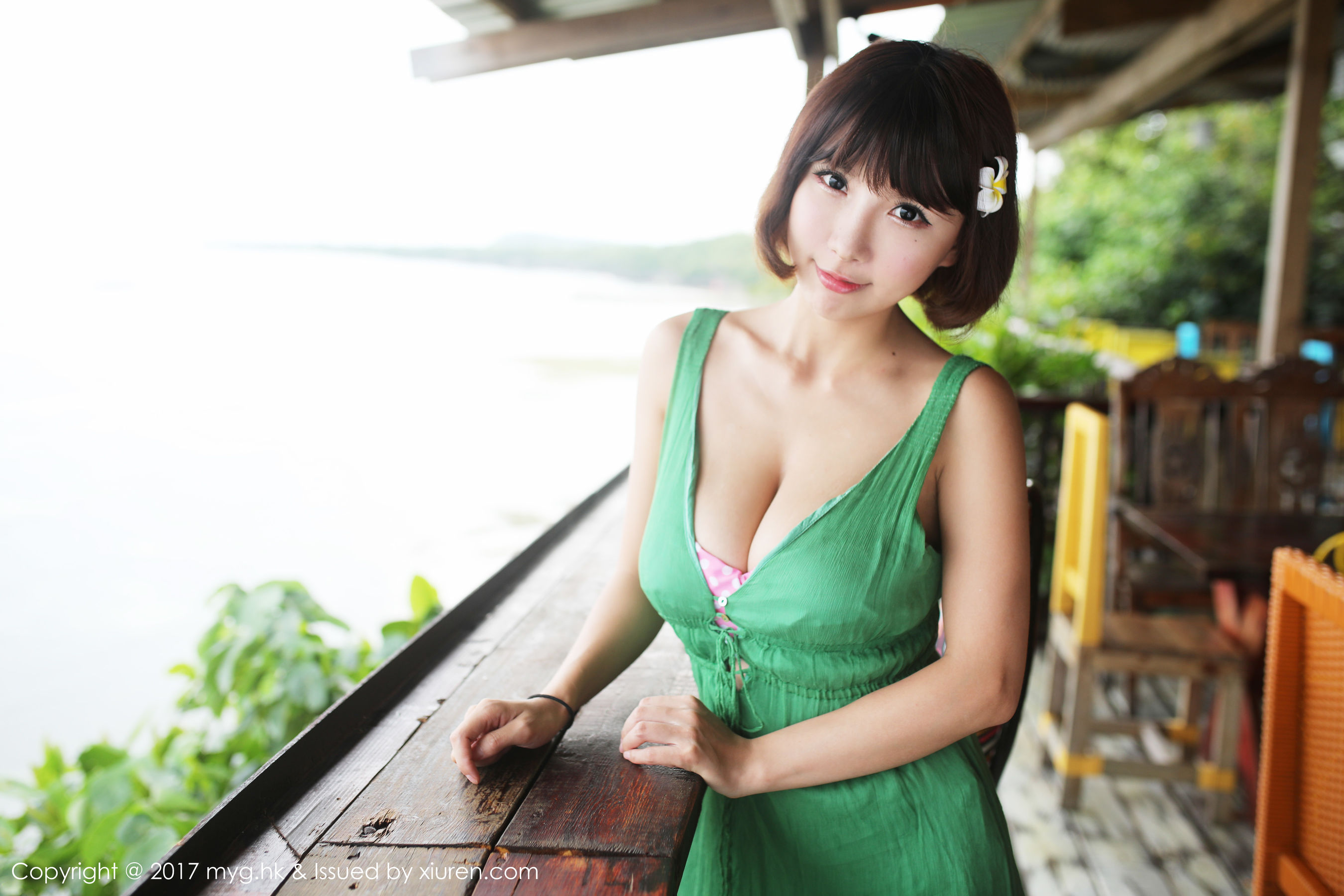 Xiao Qian Sunny Beauty Pet Dot Bikini Series Miyuan Pavilion Mygirl VOL.267