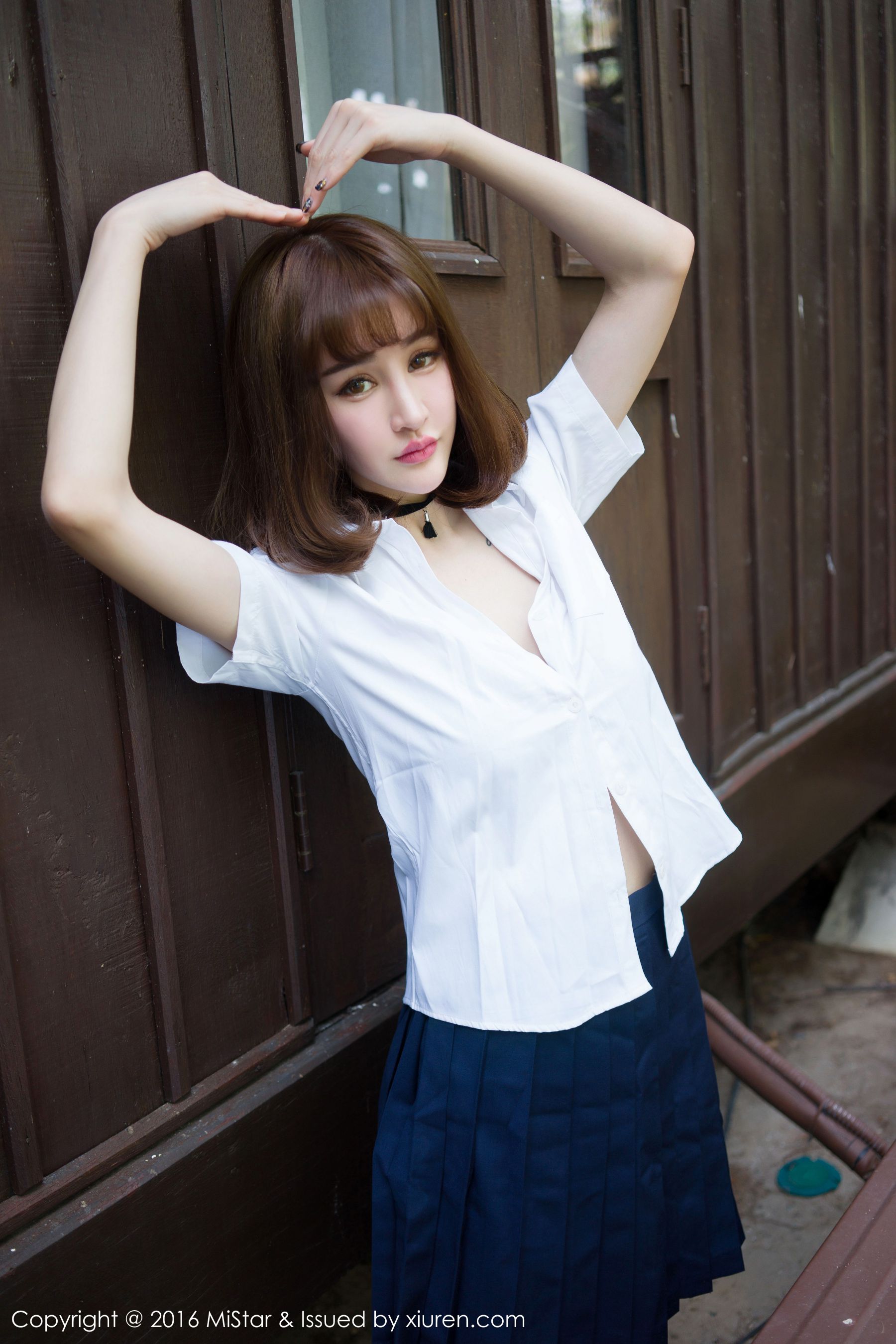 Cheryl Green Tree Langkawi Travel bikinischool uniform Meiyan Club Mistar Vol.076