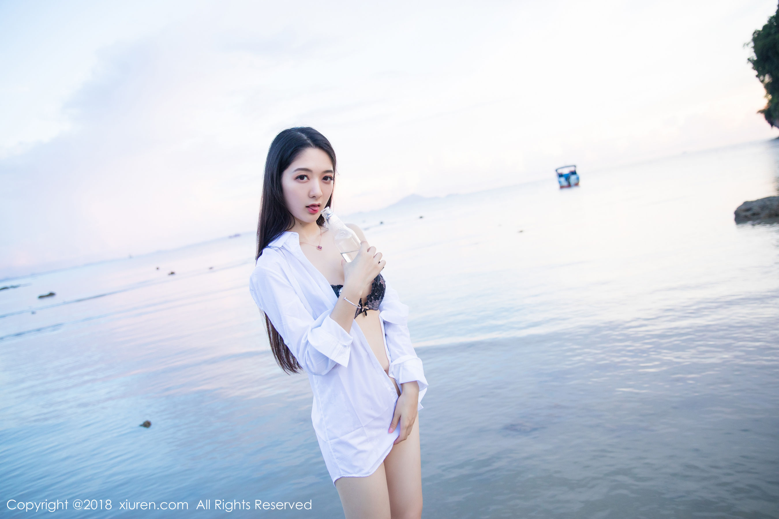 Xiaoda White Shirt and Lace Loves Series Xiuren No.962