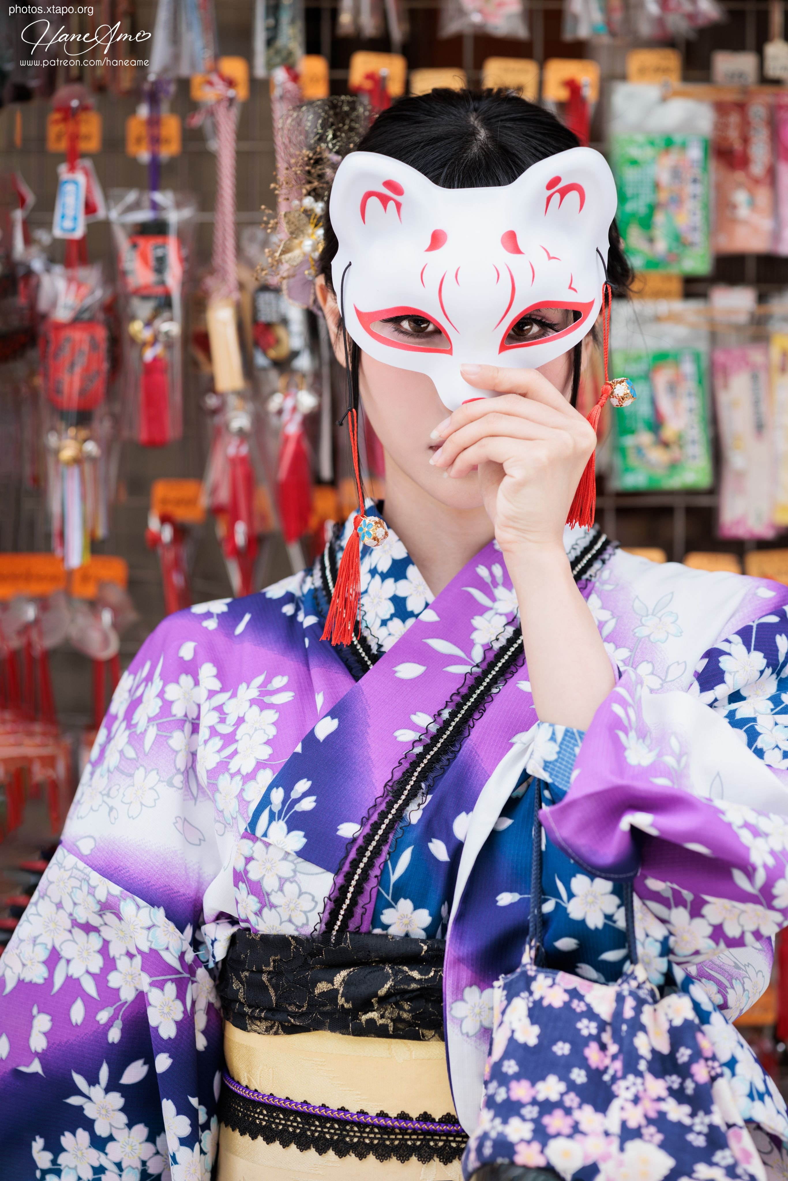 Violet summer yukata