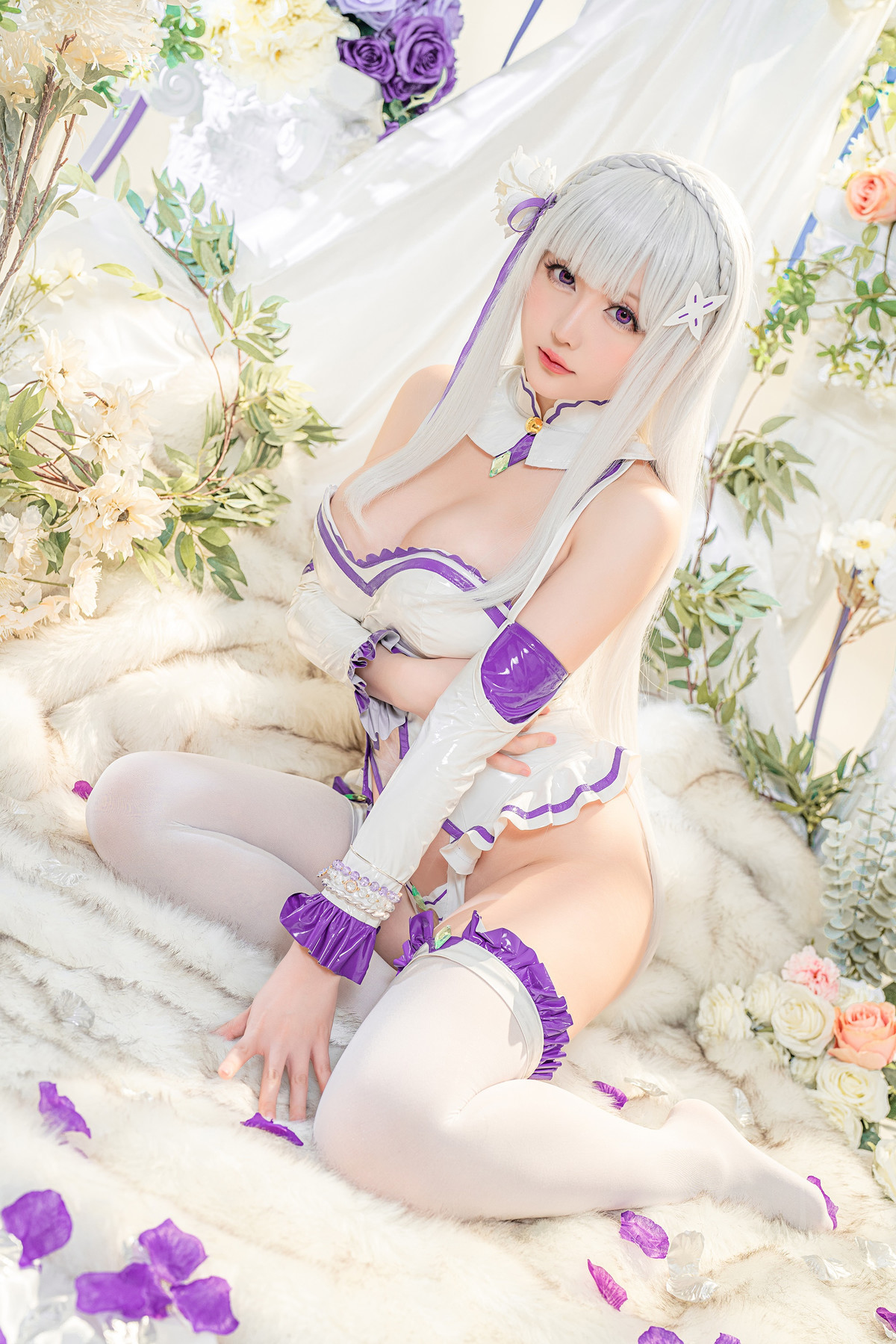 Hoshilily Miss Star Chichi Cosplay Emilia