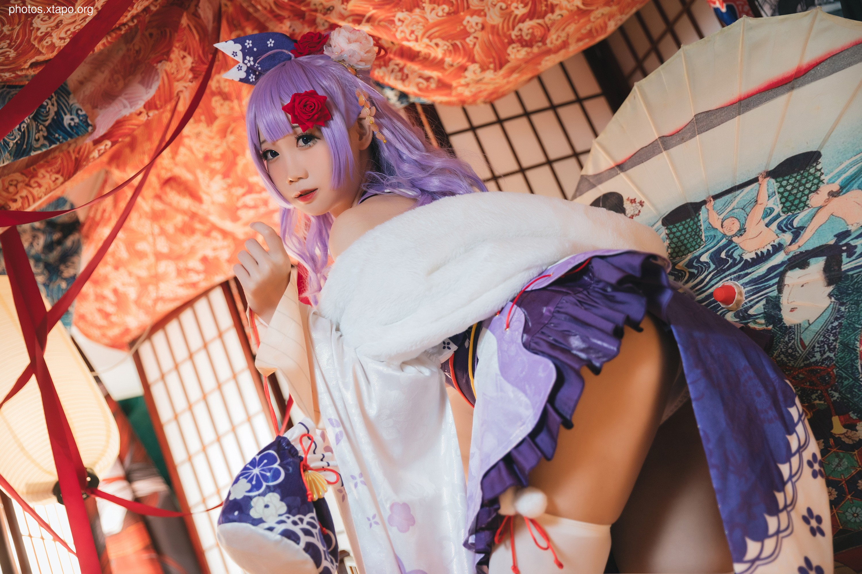 Swing carbon unicorn kimono 30p-124MB