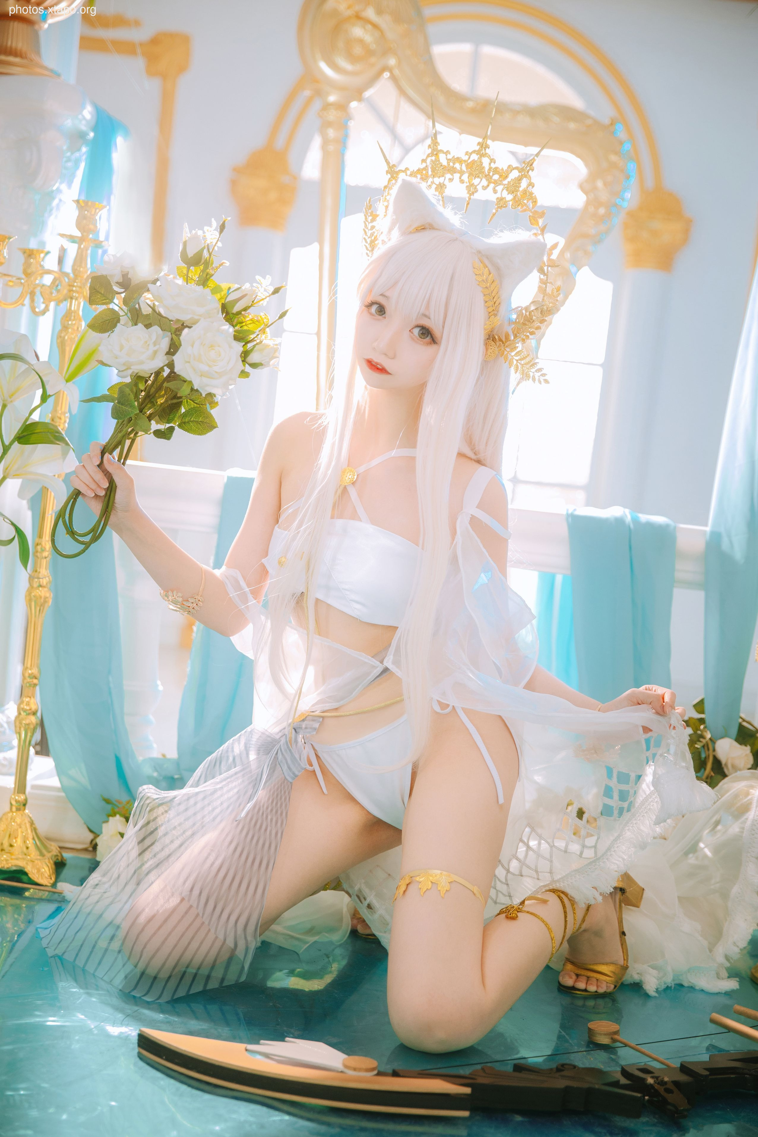 Ono Temple sweet potato Platinum swimsuit