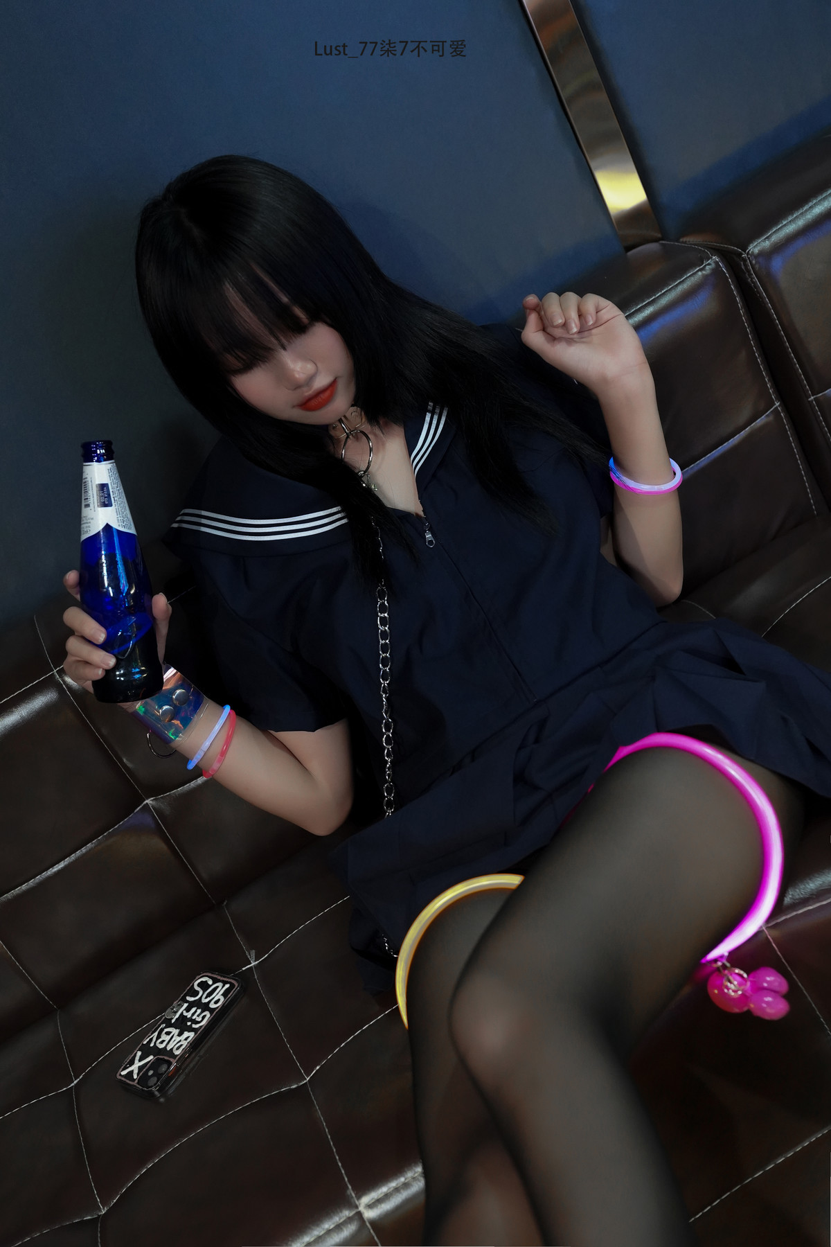 Cosplay Qiqi, be good, contrast JK girl Set.03