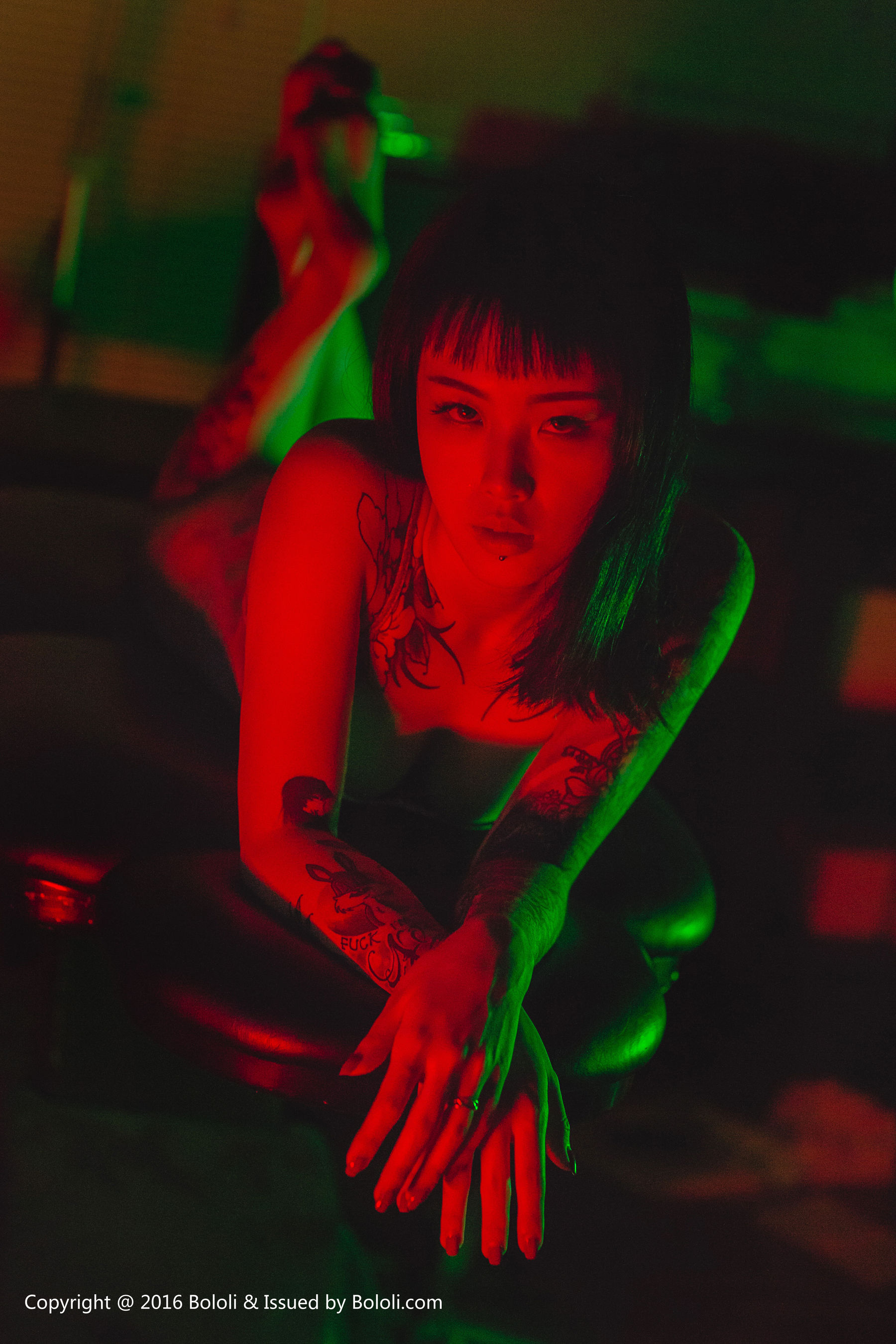 Wang Siyu's Tattoo Girl's Style Bololi Boluo Club Bol.087