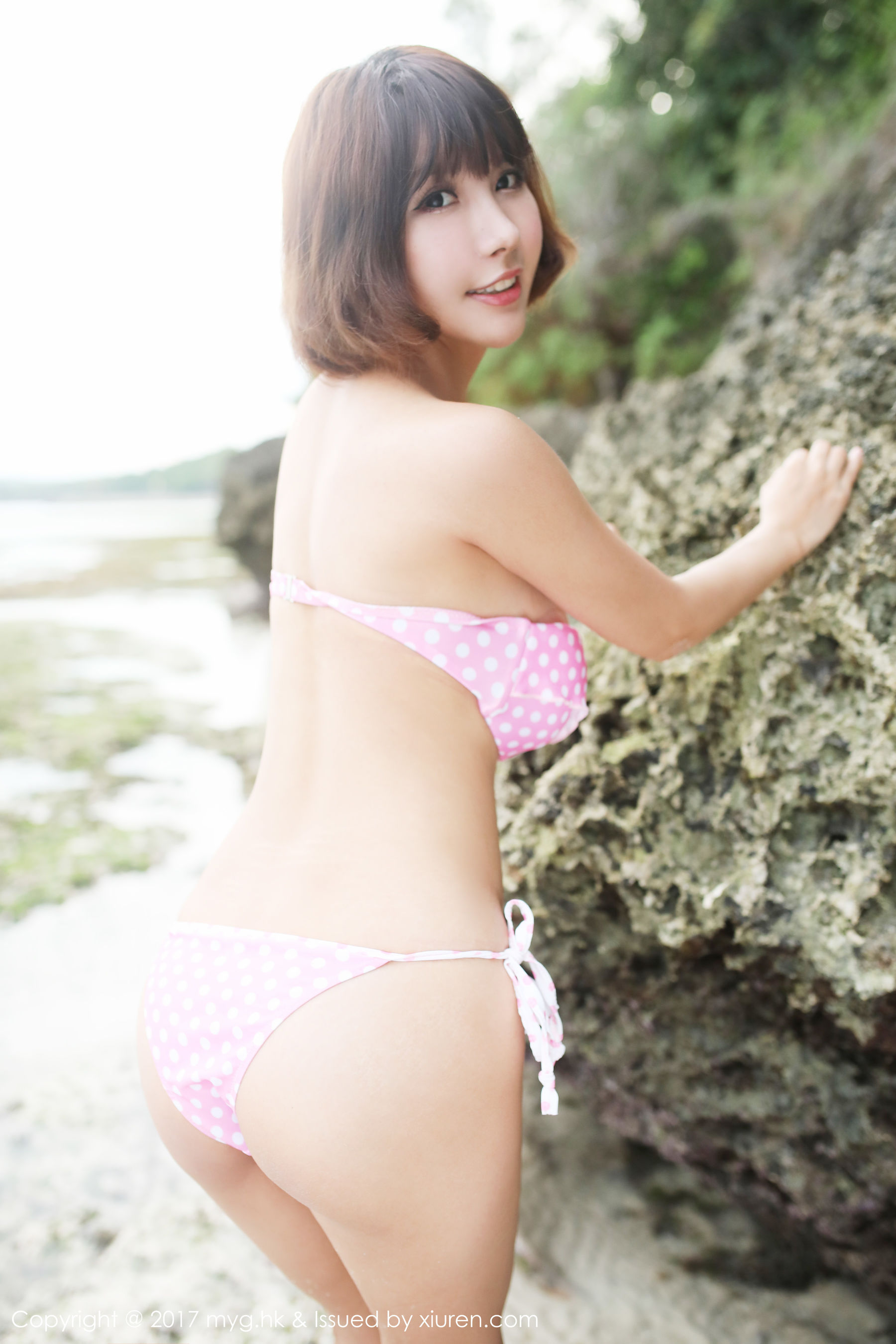 Xiao Qian Sunny Beauty Pet Dot Bikini Series Miyuan Pavilion Mygirl VOL.267