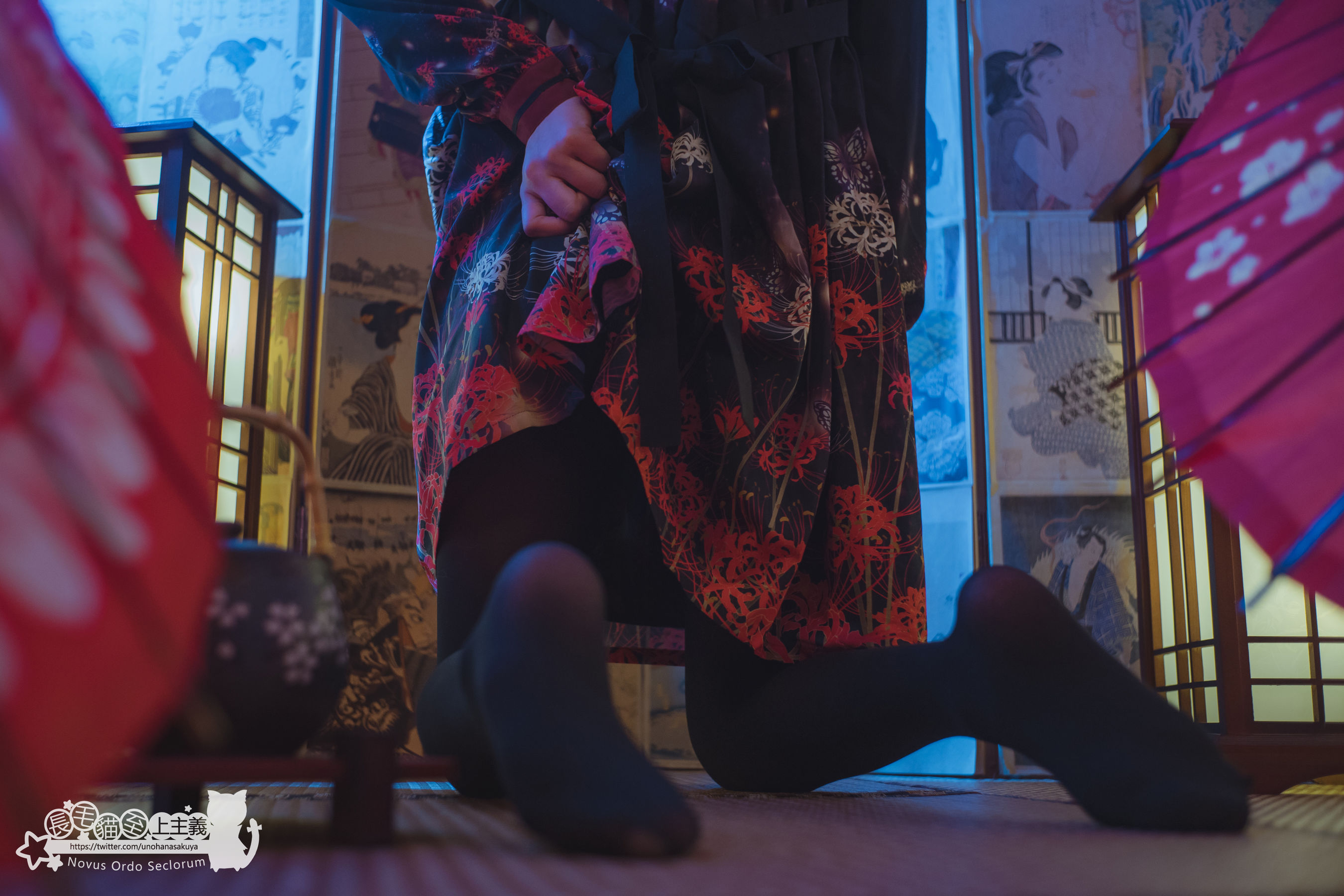 Welfare COS Waiser Kagiki Rin Rin Rin Josei -On the night when cluster amaryllis blooms