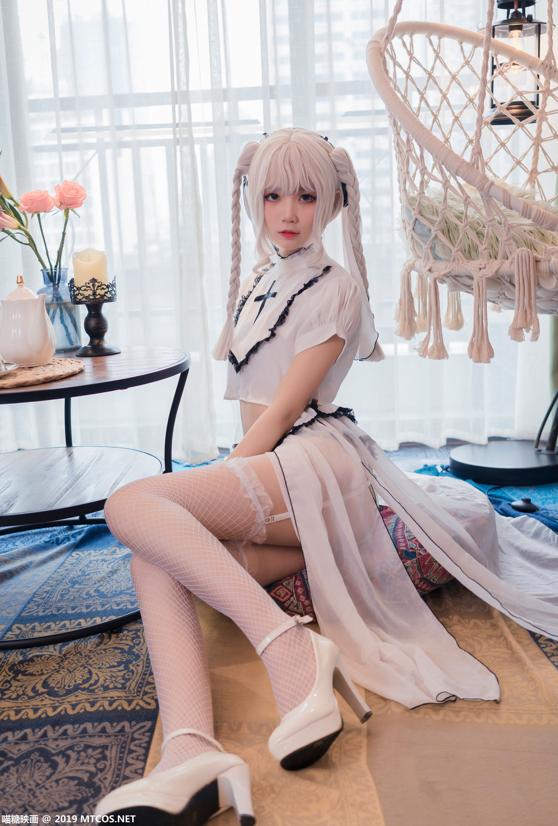 Meow Sugar Scales VOL.035 Five Hundred Ghosts High Heel Ledu.com socks