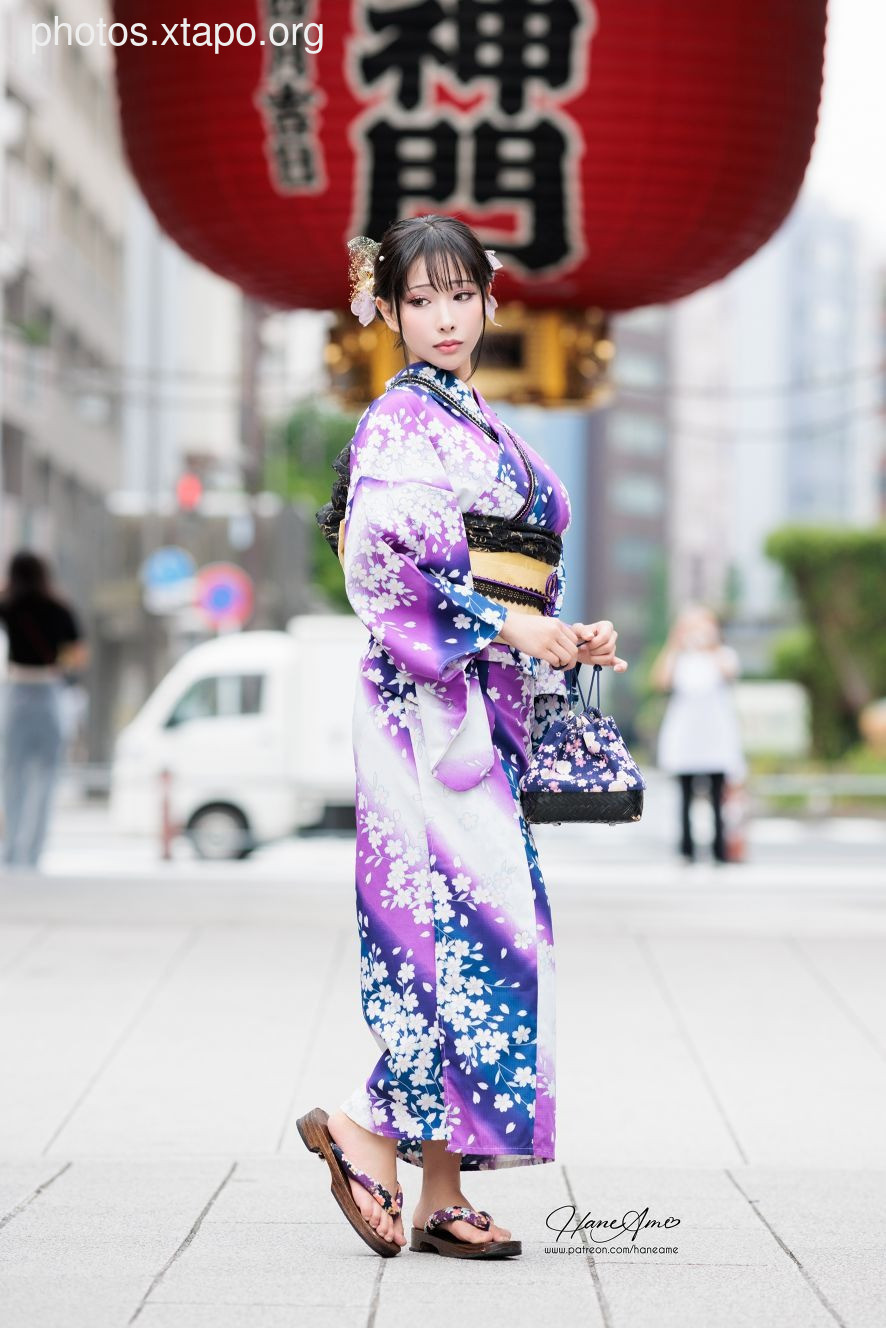 Violet summer yukata