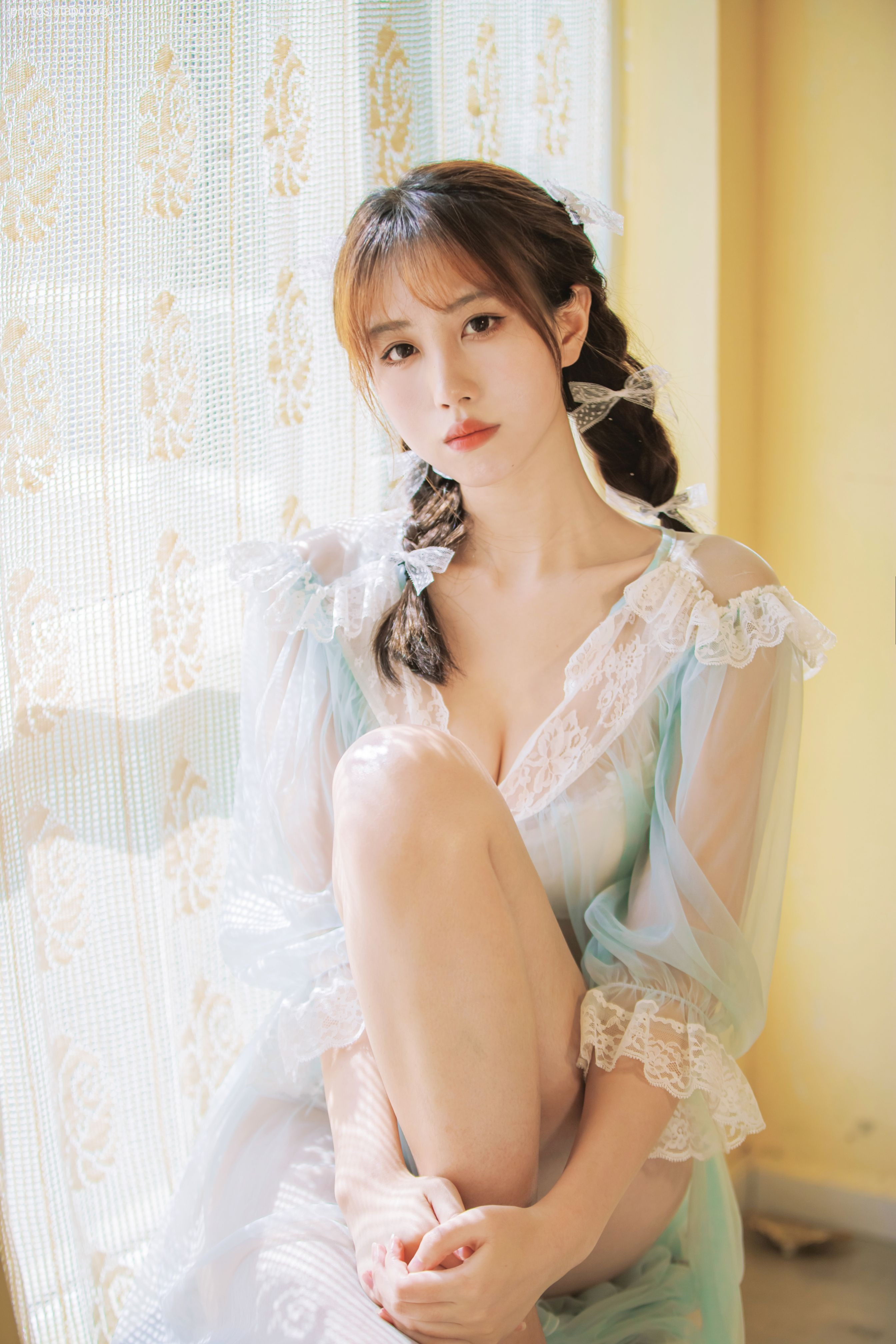 NO.022 Blue gauze 40p-596MB