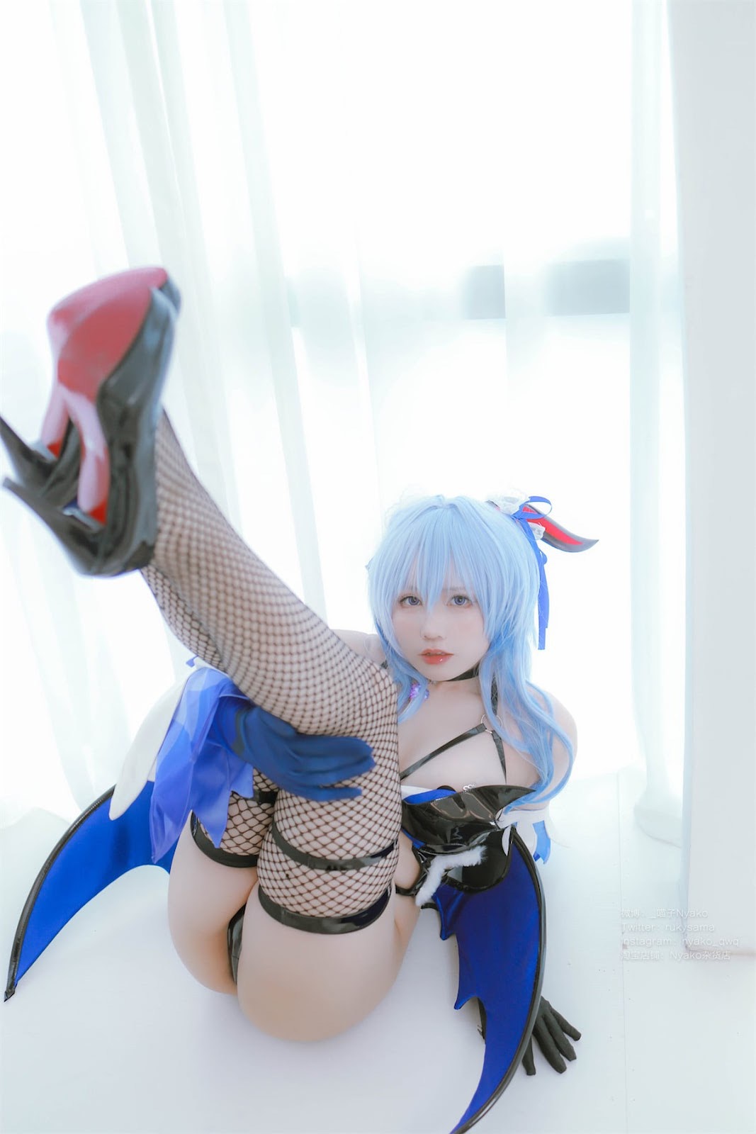 Cosplay Nyako Miaozi Genshin Ganyu Succubus