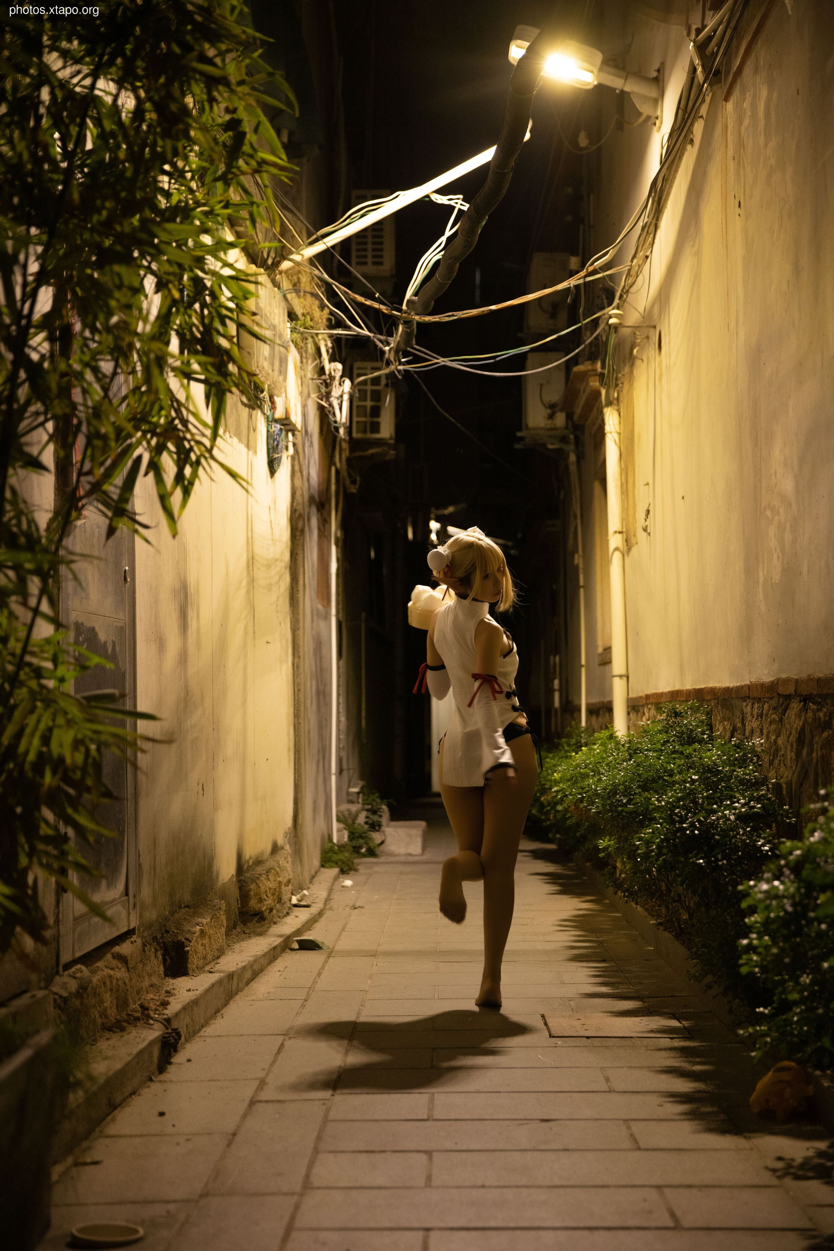 G44 will not hurt Shui Laner Bai Cheongsam 25P-300MB