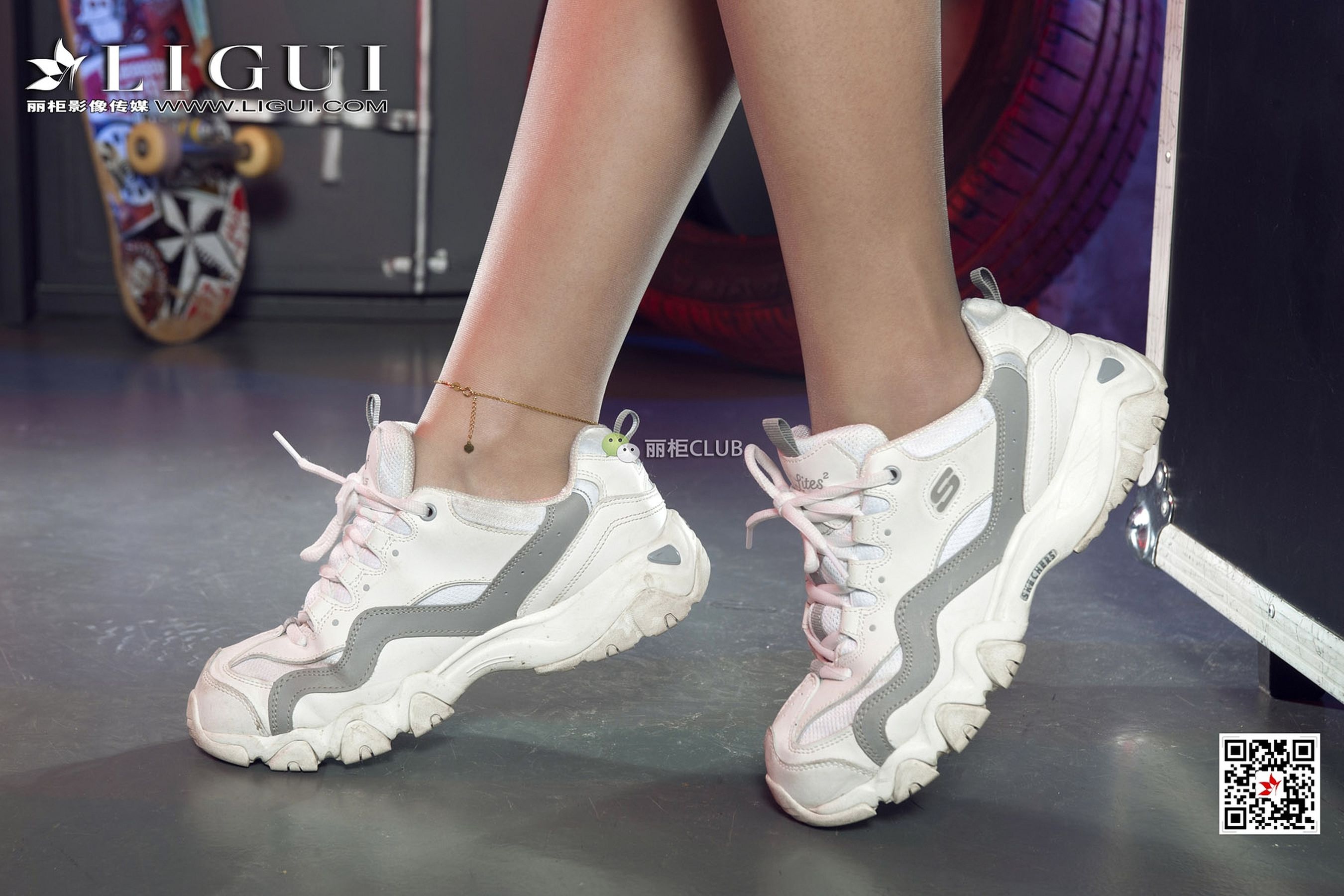 Leg Model Xiaoxiao Sports Wind Stockings Girl Ligui