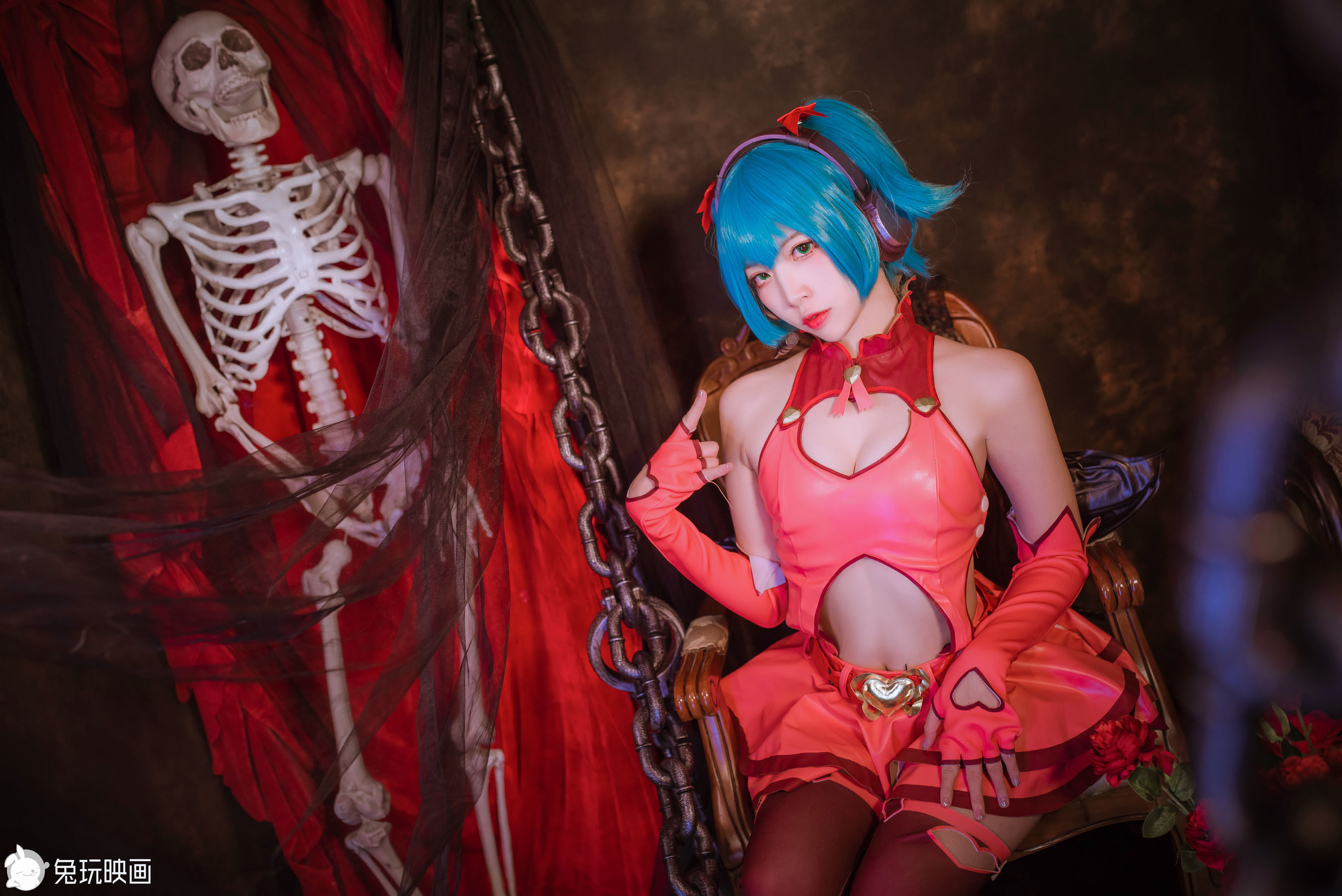 Rabbit Playing Paintings -Chong Little Demon