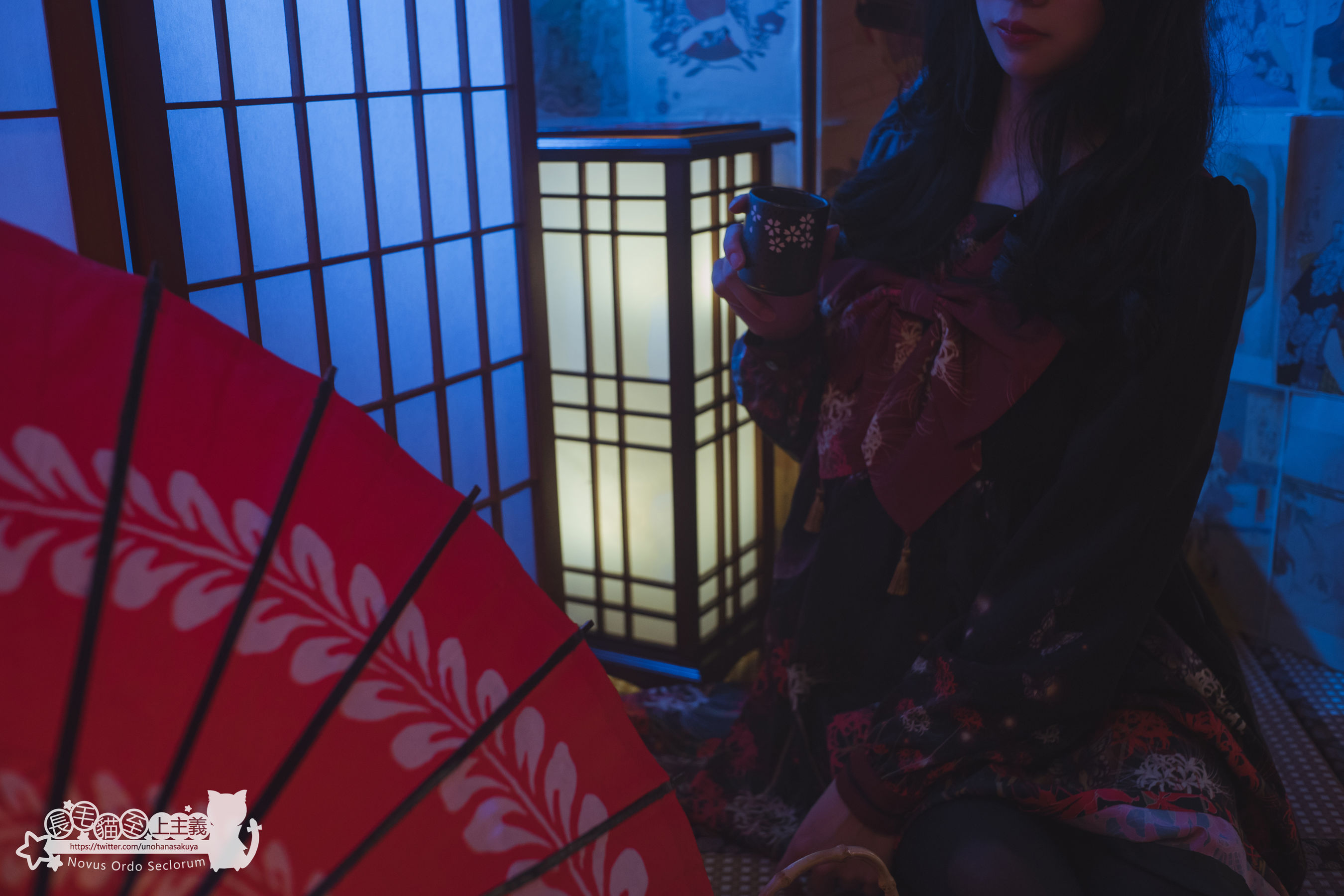 Welfare COS Waiser Kagiki Rin Rin Rin Josei -On the night when cluster amaryllis blooms