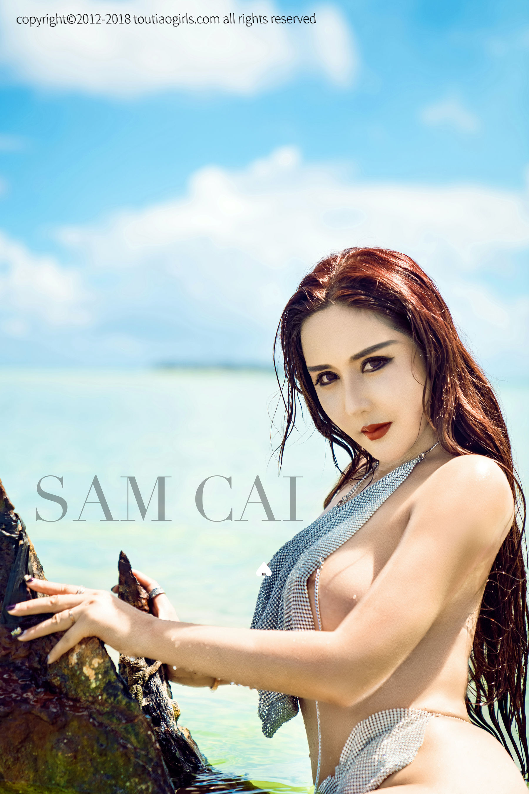 Cai Nan's Saipan Style Toutiaogirls of Headline Goddess