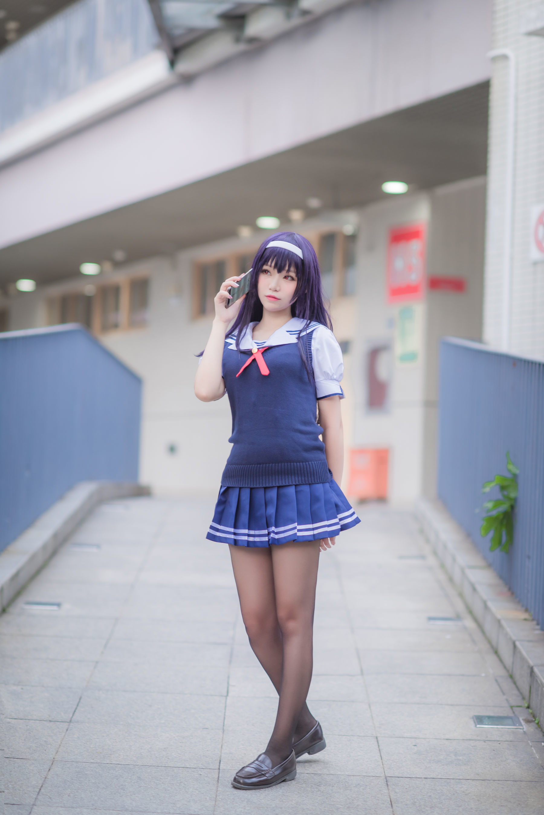 Loli cos Platinum Saki -School Uniform