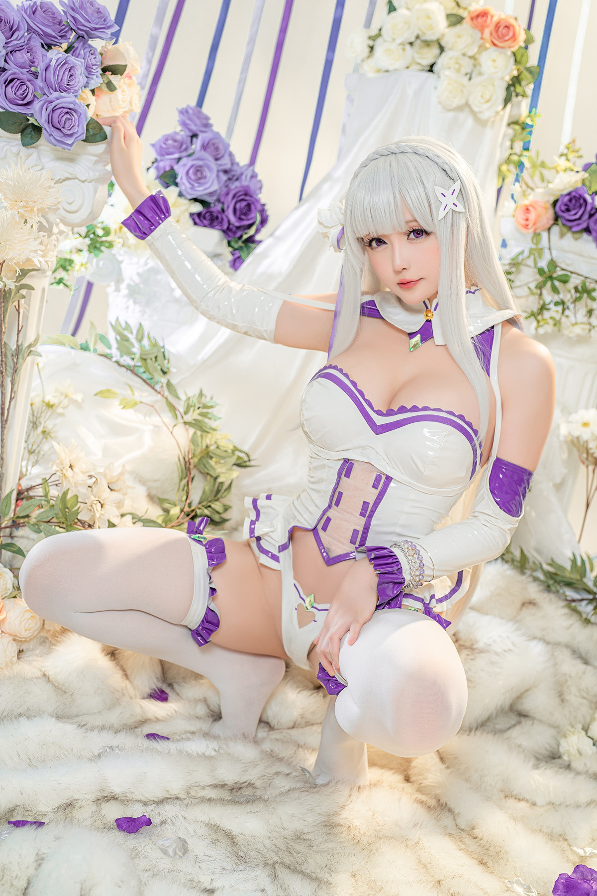 Hoshilily Miss Star Chichi Cosplay Emilia