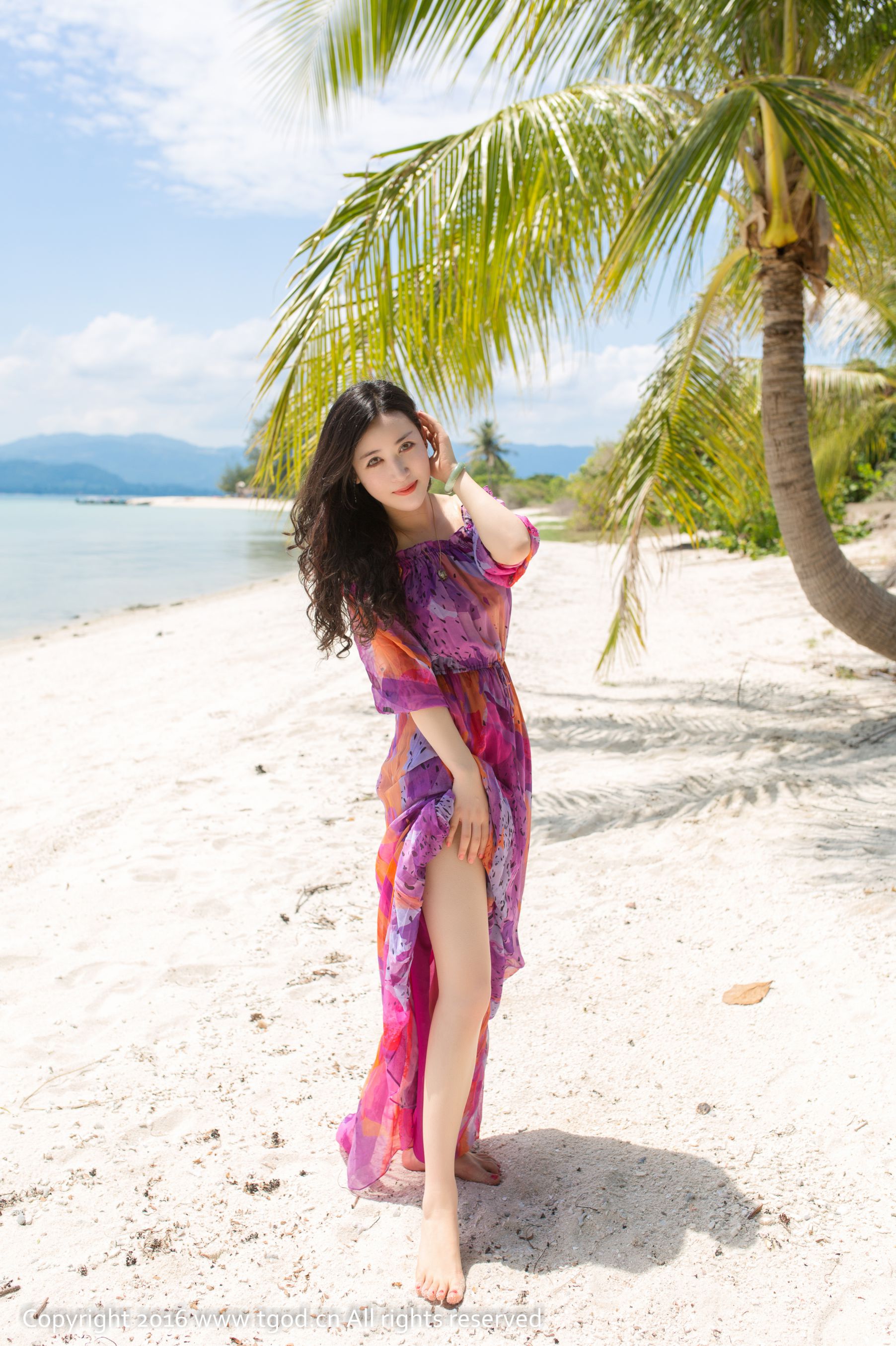 Qiao'er Samui Island Travel feminine girl Push Goddess/You Mihui