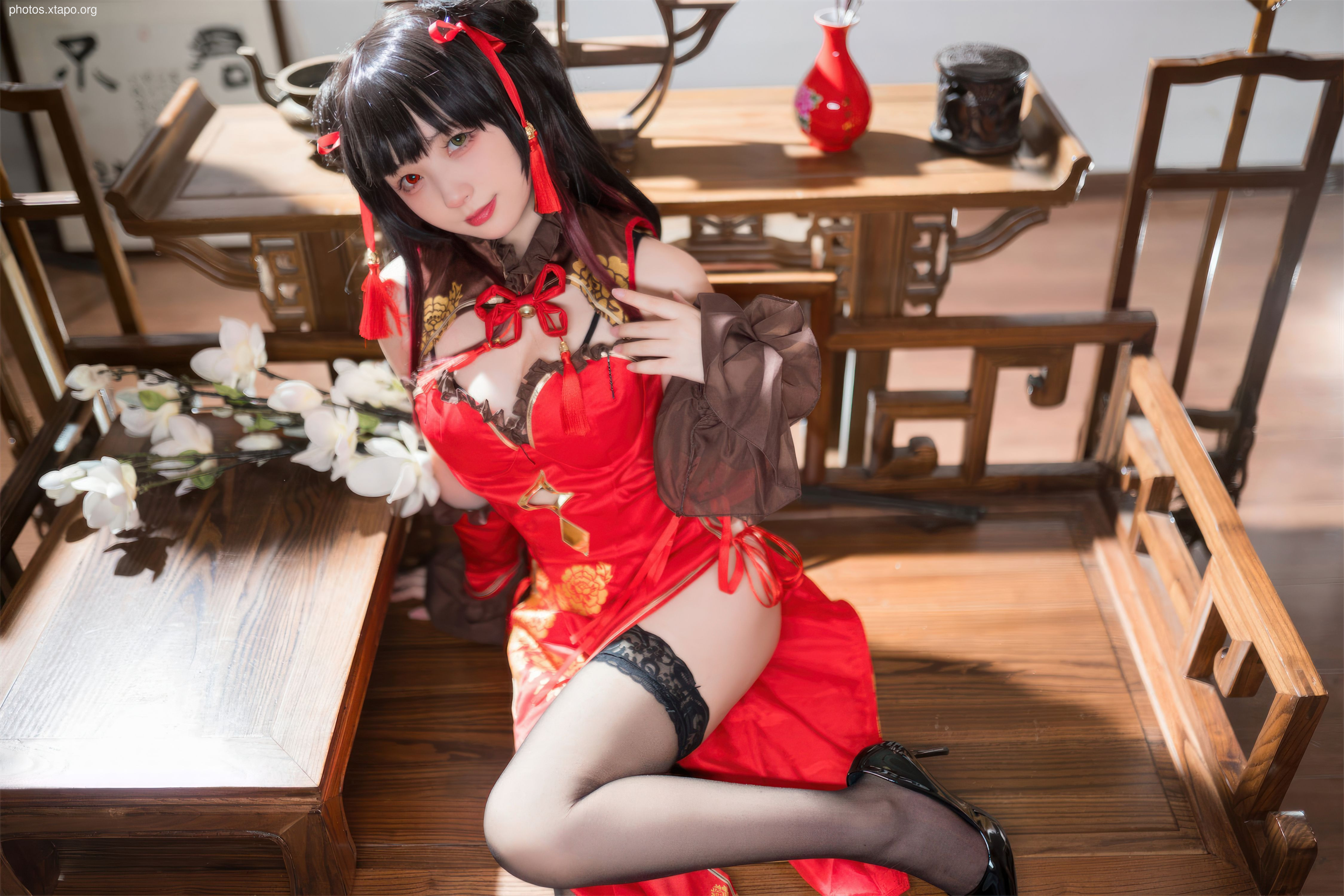 Flower Bell Tokisaki Kurumi Cheongsam 66P