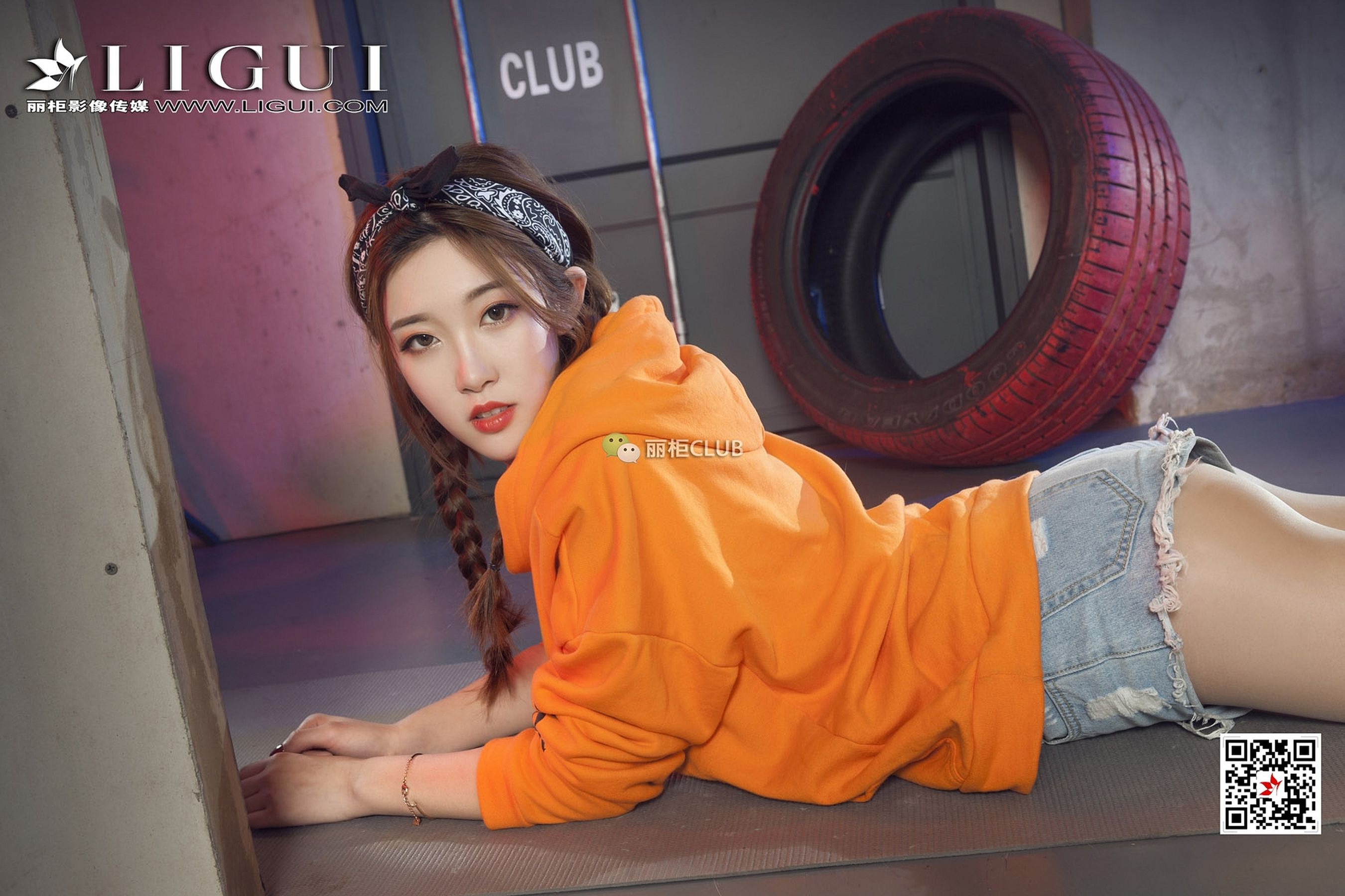 Leg Model Xiaoxiao Sports Wind Stockings Girl Ligui