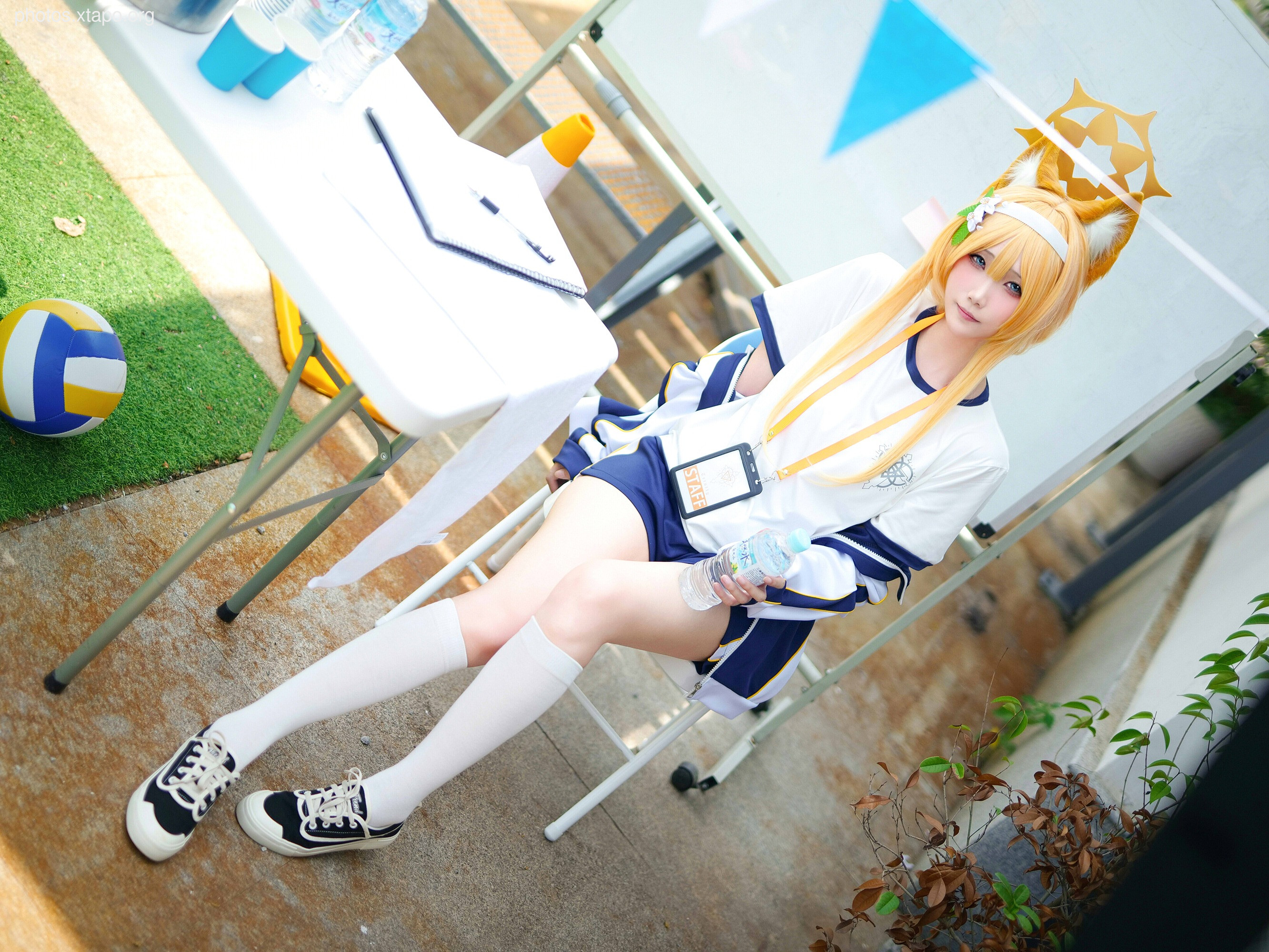 Mother Blue Archive -Iluo マ リ ー (Gymnastics) Cosplay Vol.02