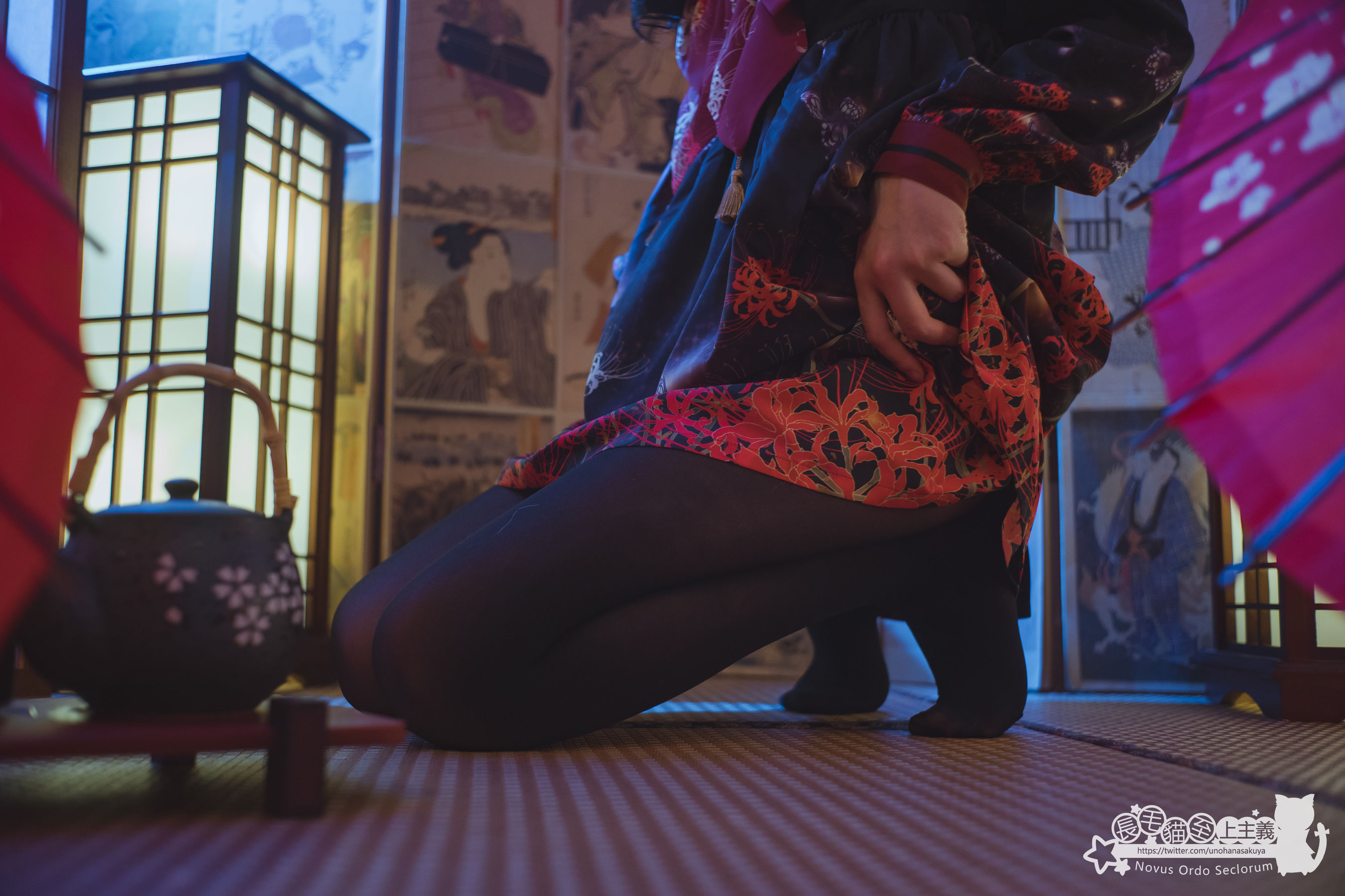 Welfare COS Waiser Kagiki Rin Rin Rin Josei -On the night when cluster amaryllis blooms