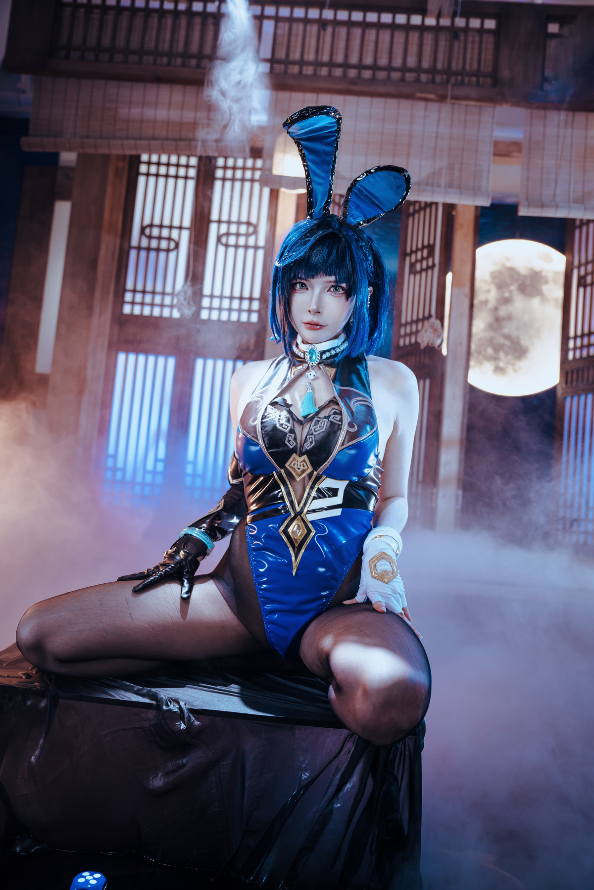 Cosplay Xia Xiaoqiu Qiuqiu Yelan Bunny Girl Set.01