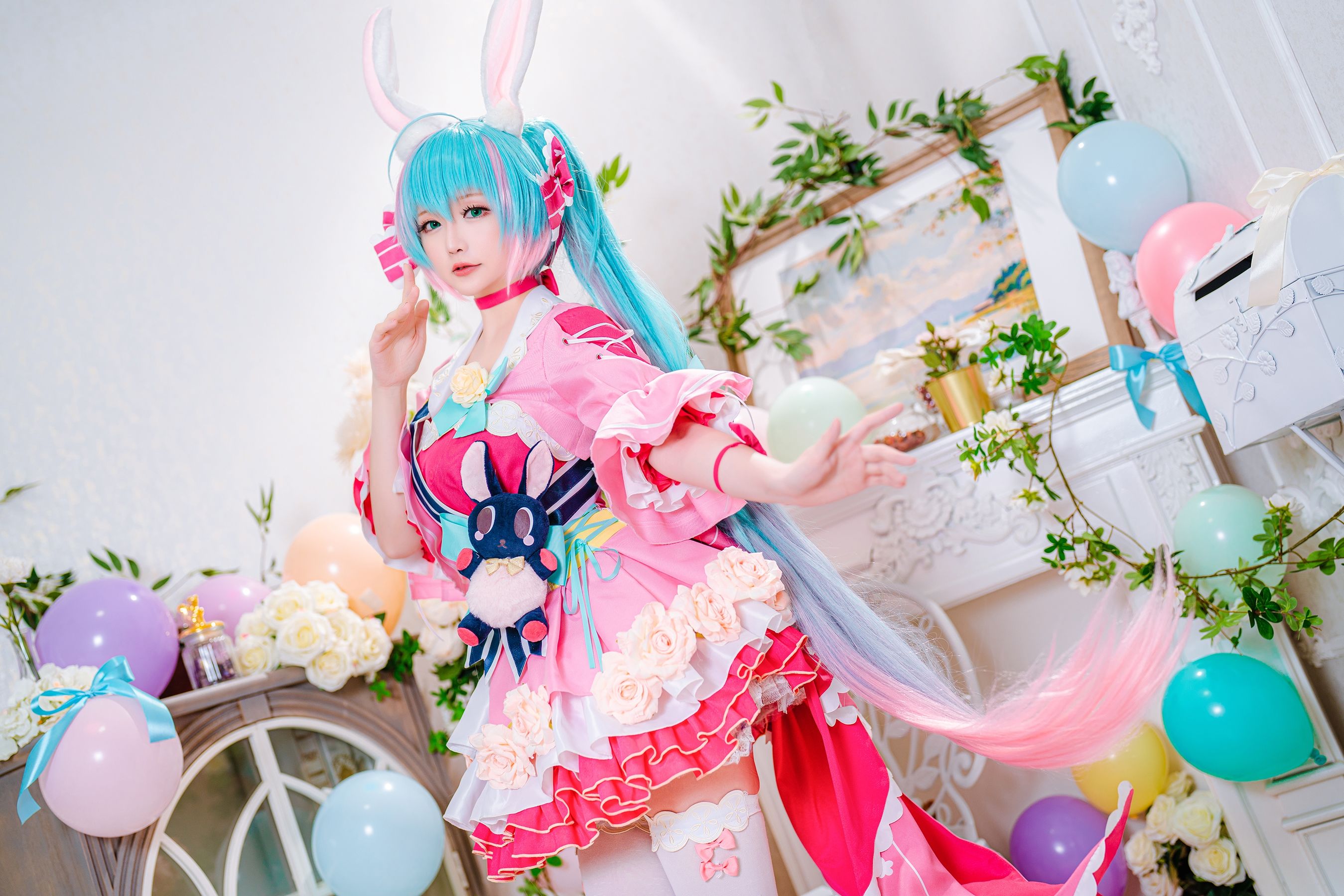 Welfare COS Miss Coser Sister Star Zhi Zhi Zhi -Valentine's Day Dream set group