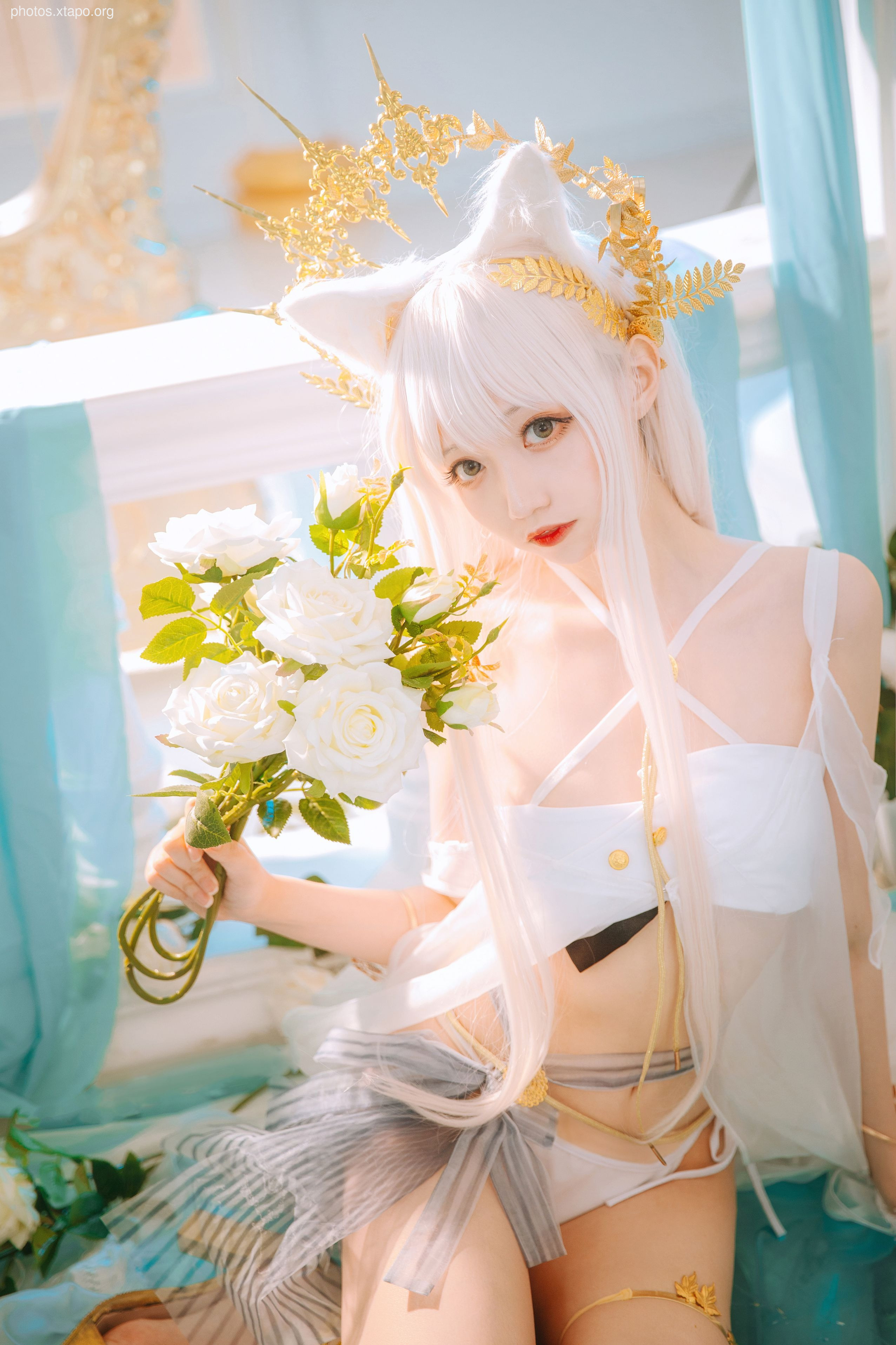 Ono Temple sweet potato Platinum swimsuit