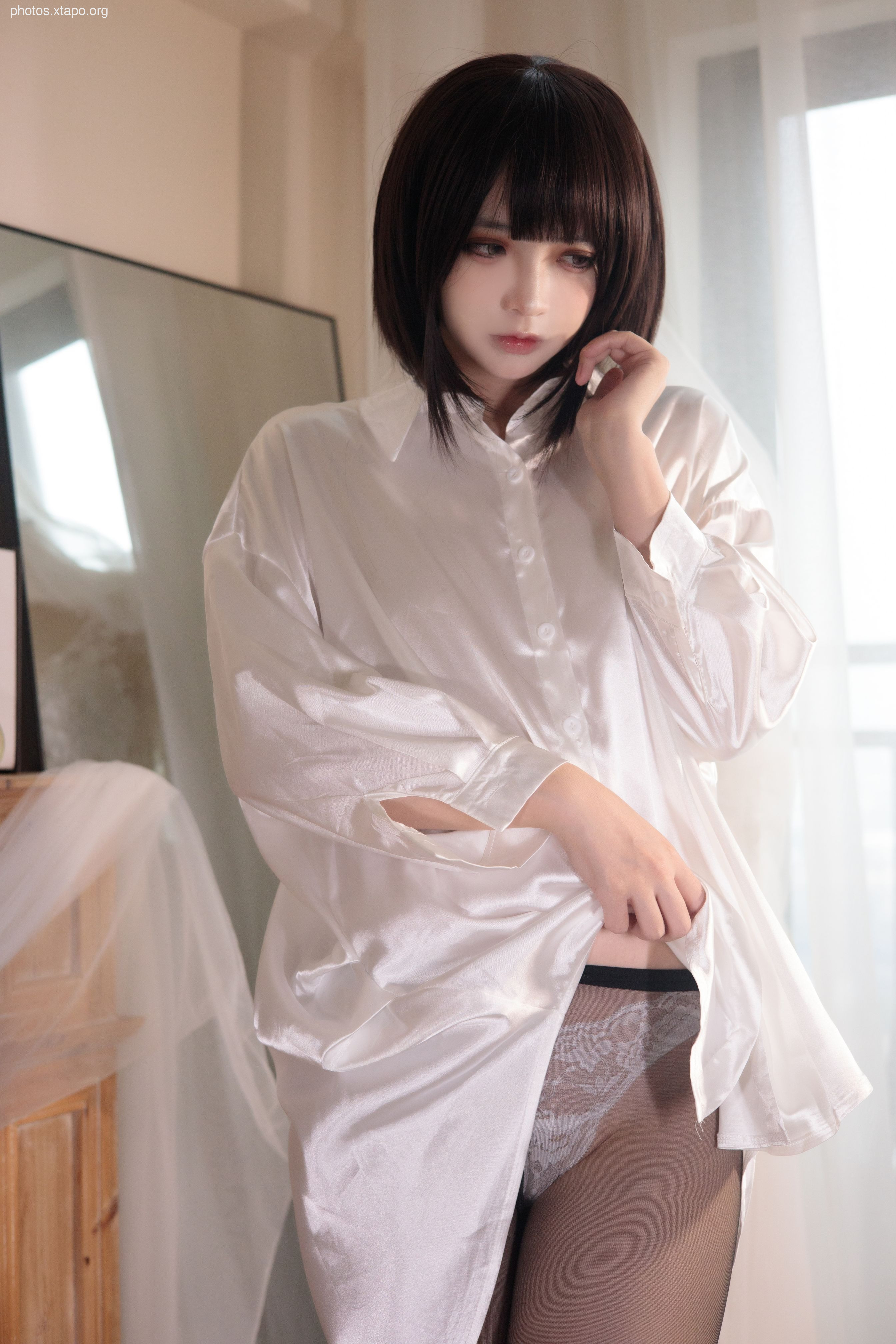 Crazy Cat SS -No.94 White Shirt Girl 80P -1.35GB