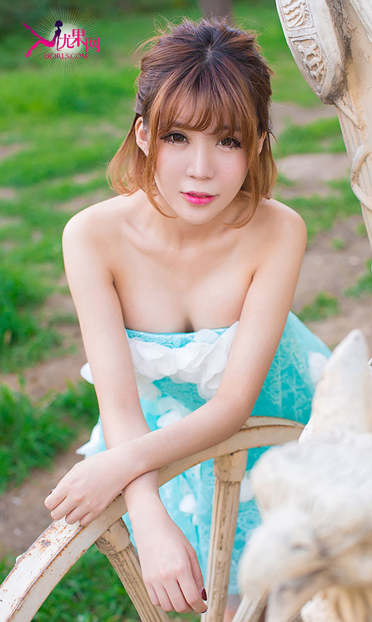 Ling Zixin ALIN The Sunshine Smile Face on the Edge Aisu Ugirls No.054