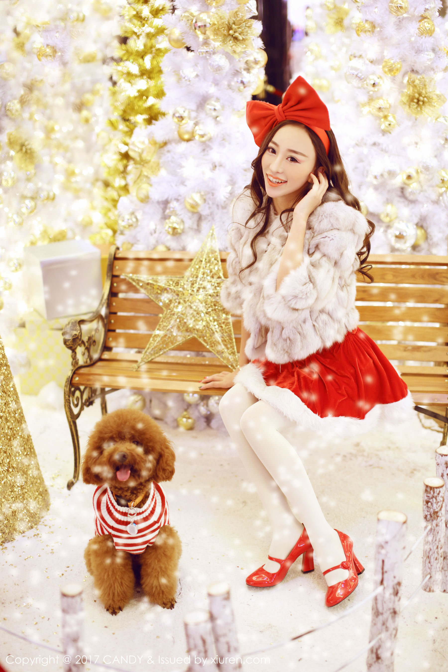 Meng Qiqi/Prince's Princess/Unknown Christmas Gift Net Red Pavilion Candy Vol.047