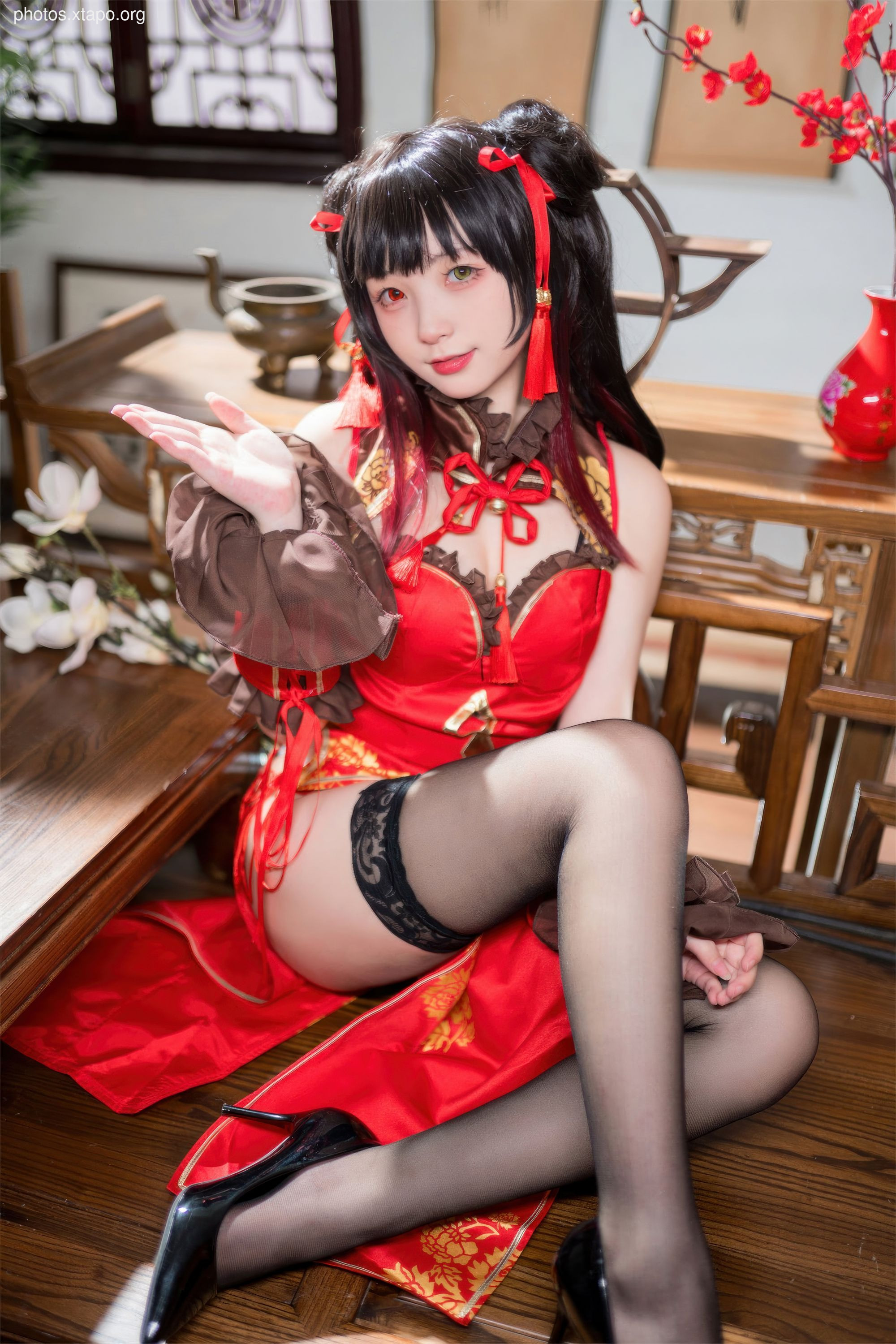 Flower Bell Tokisaki Kurumi Cheongsam 66P