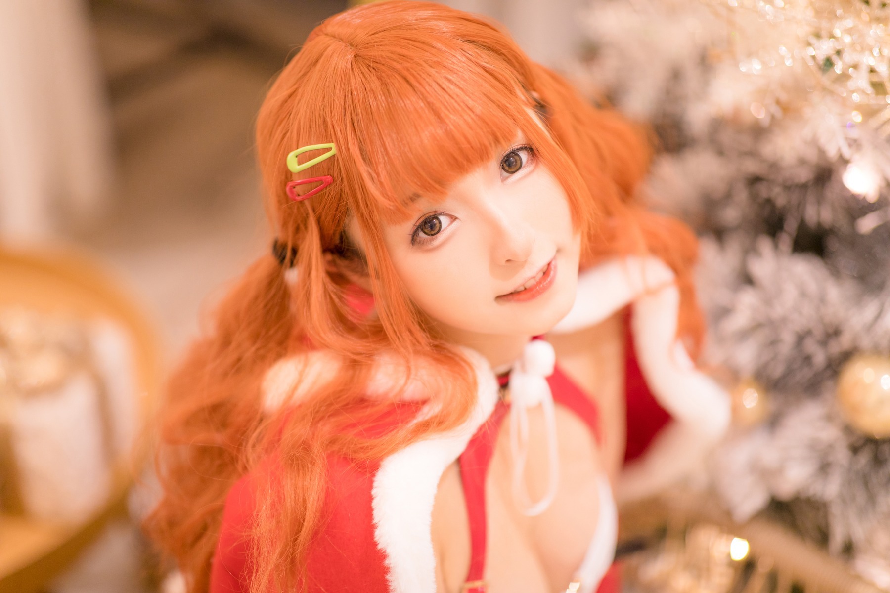 Kagurazaka Mafuyu Cosplay Christmas Queen 圣诞