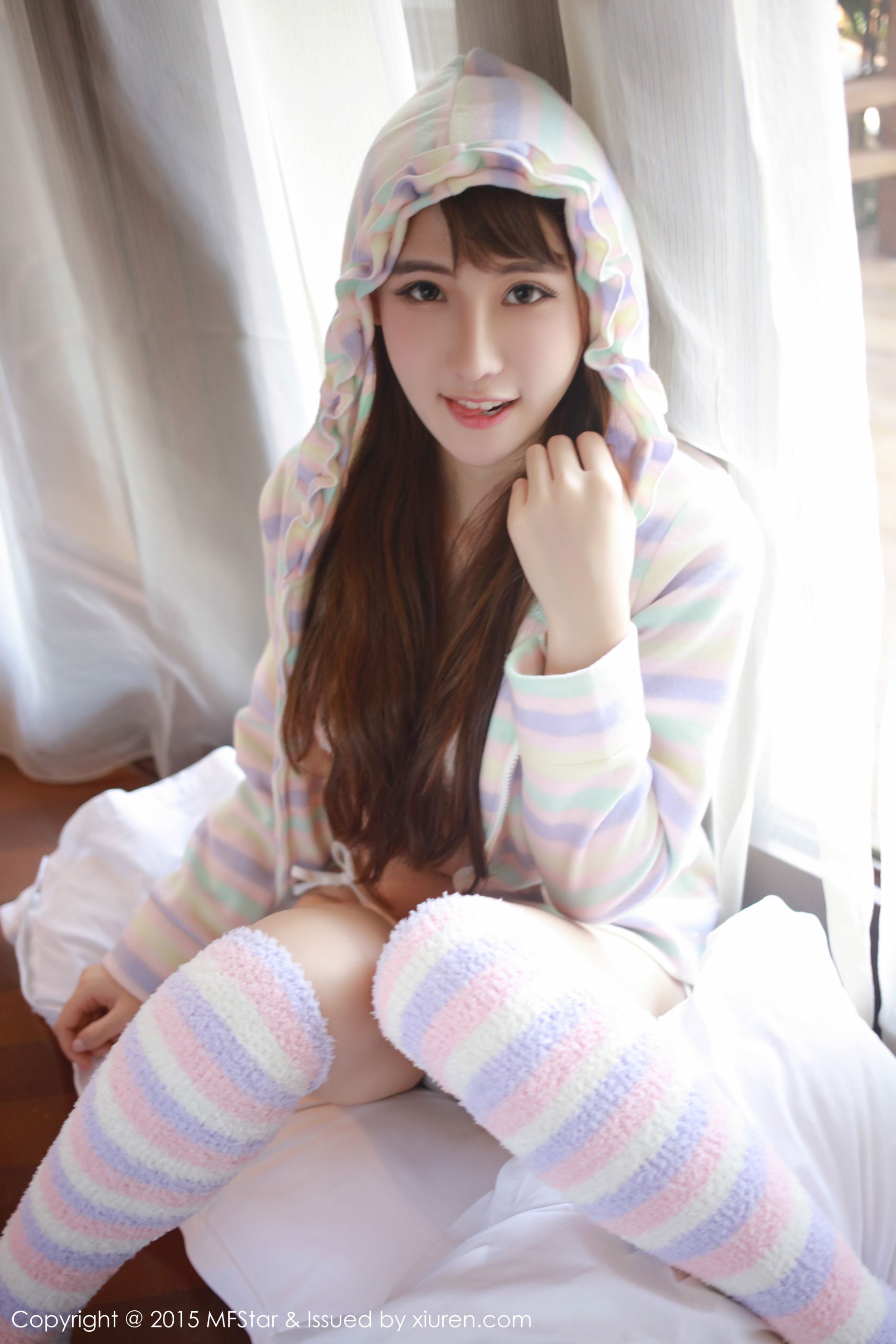 Xiong Yan BOBO Longmu Island Travel 3 set of sexy underwear Model Academy MFStar Vol.027