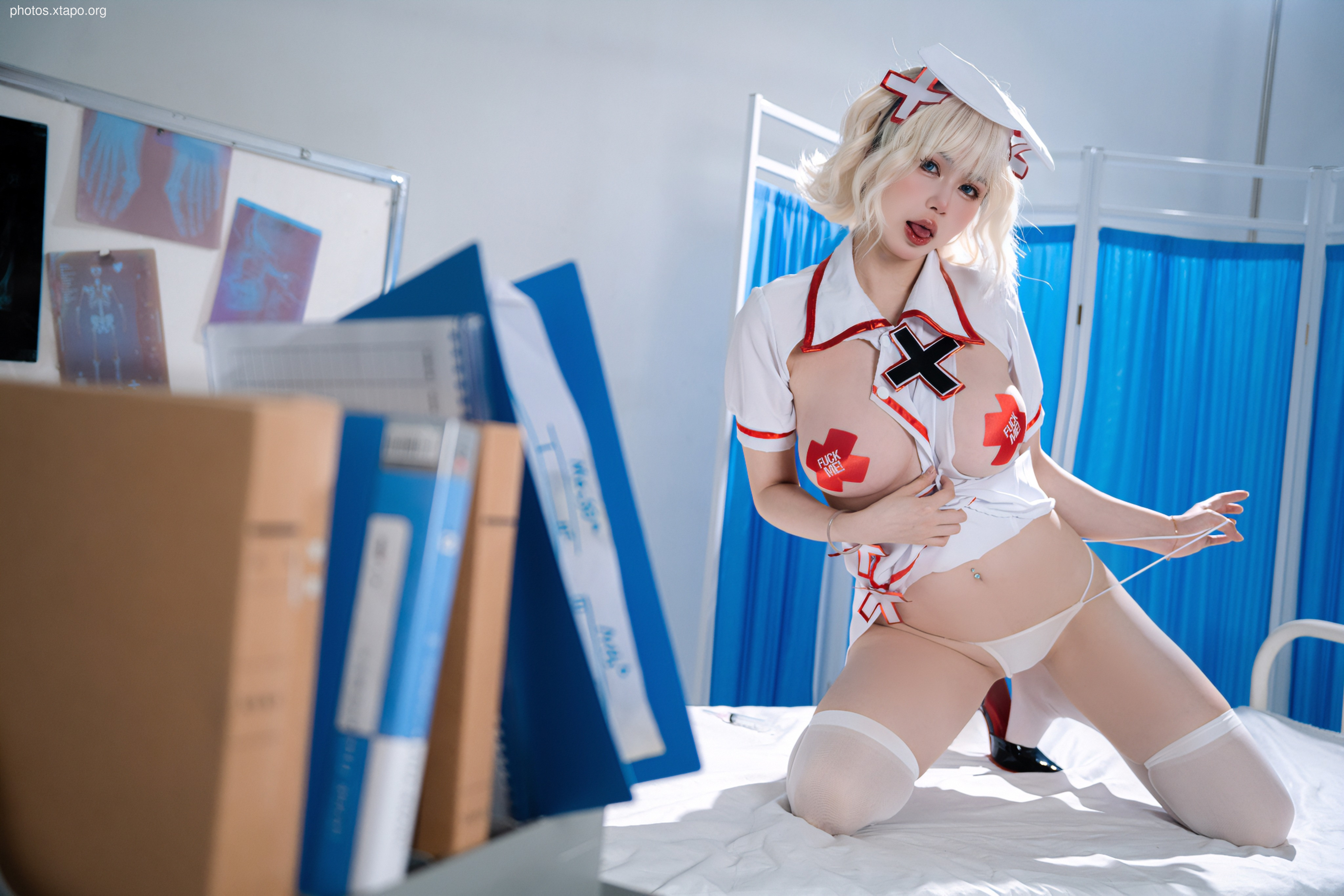 Tina is very wicked, white nurse sister & nbsp 48p-230m