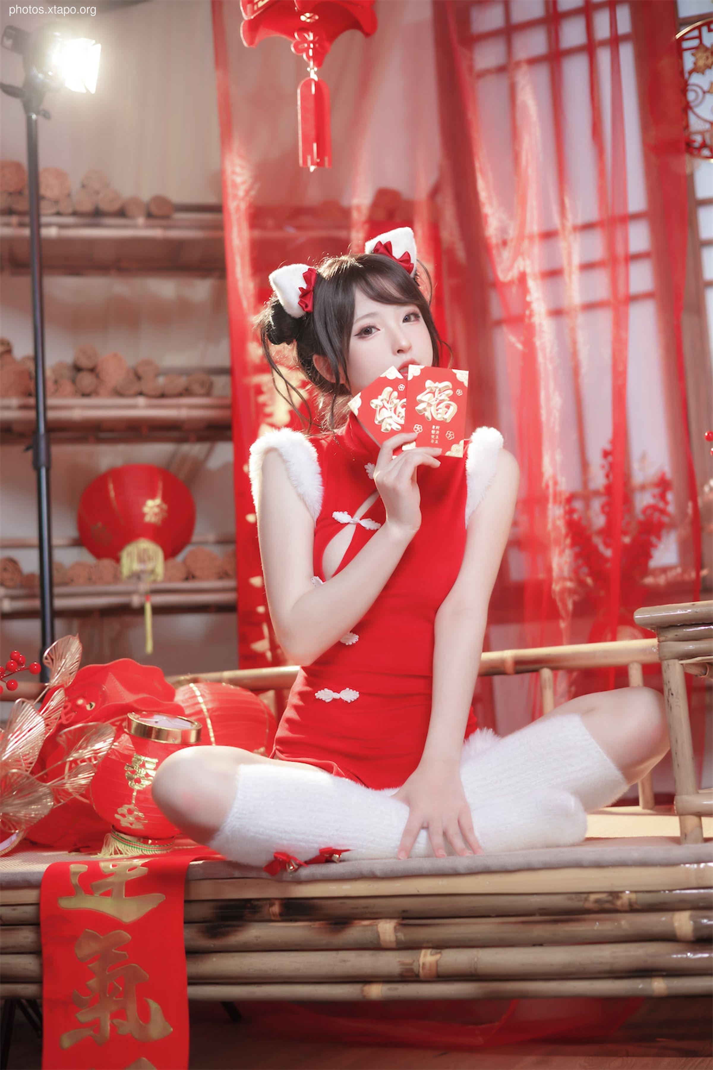 Shimizuya 2023 New Year Cheongsam 77P-770MB