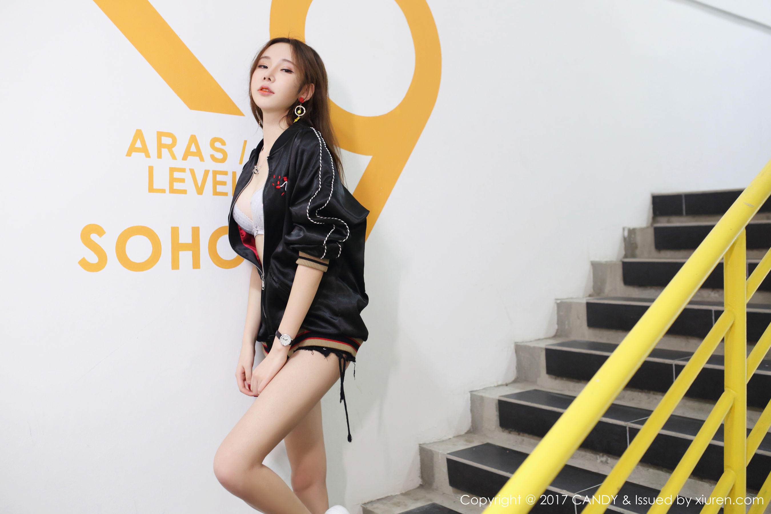 Meng Kiki Irene Sports ClothingWhite Bikini Net Red Pavilion Candy Vol.044