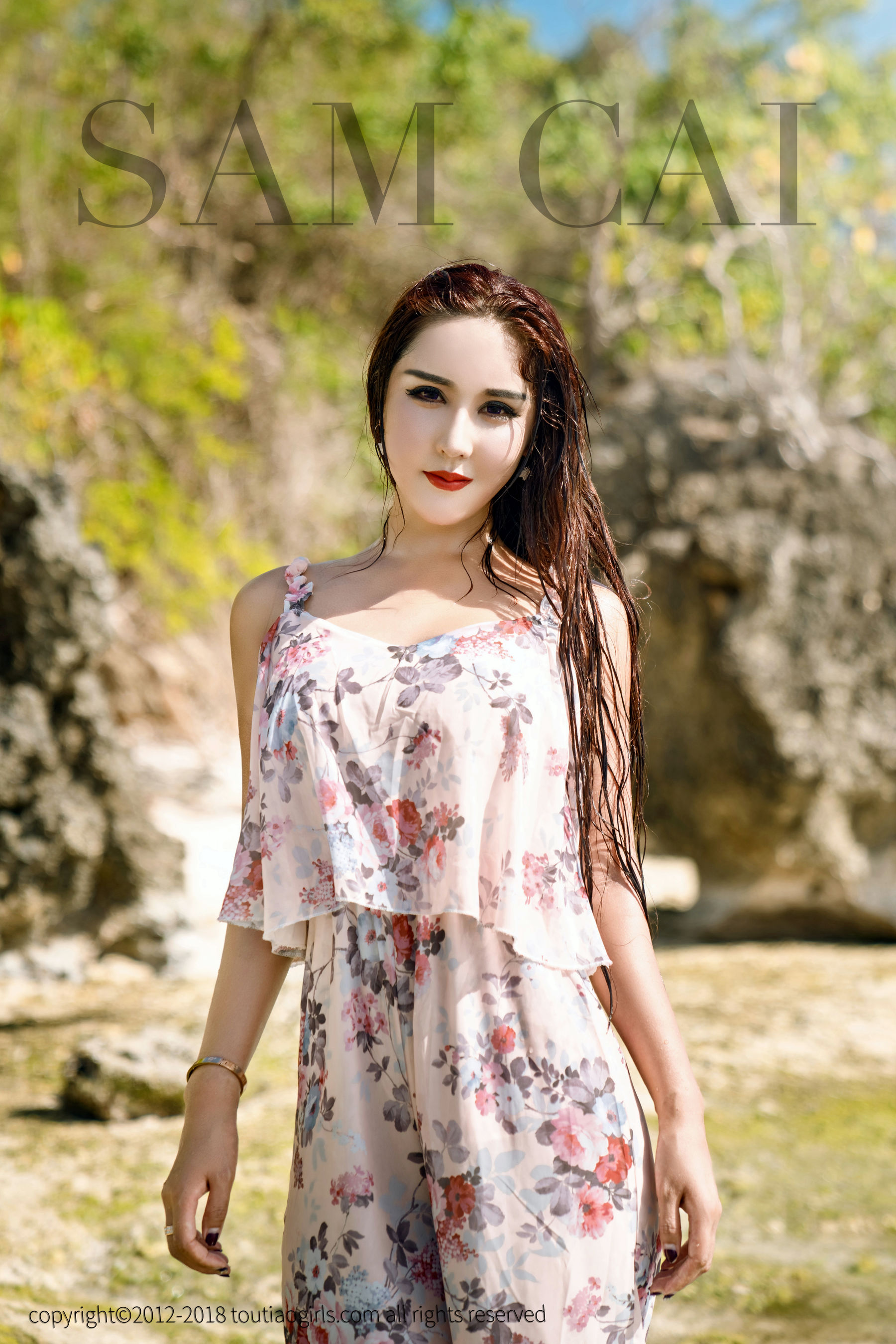 Cai Nan's Saipan Style Toutiaogirls of Headline Goddess