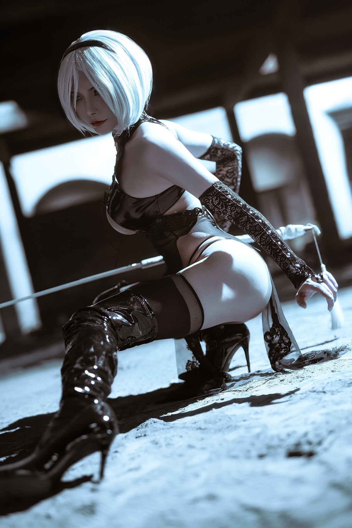 Natsukoakiakiaki Cosplay 2B NieR Automata