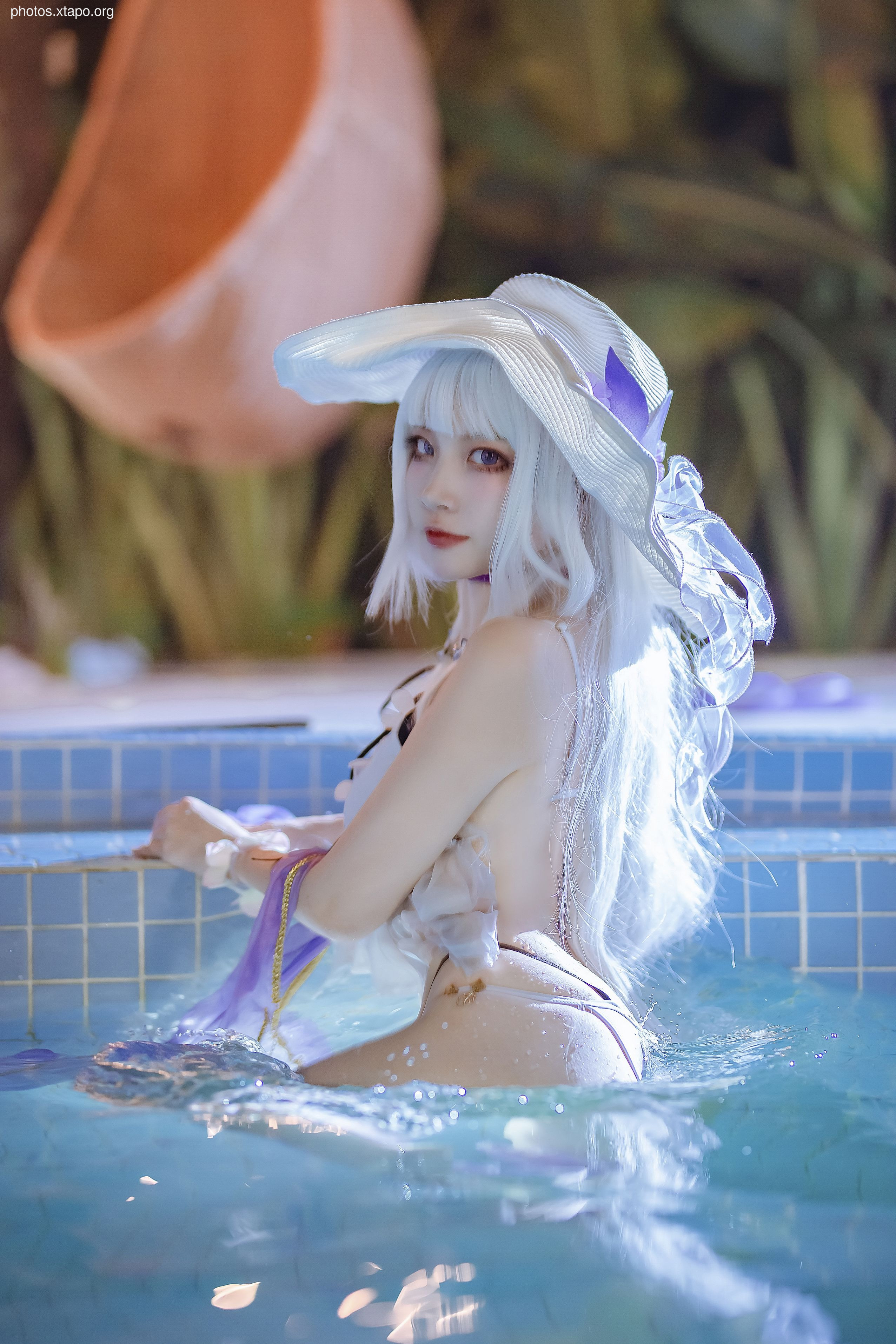 Erzuo Nisa Blue Right Swimsuit 39P-430MB