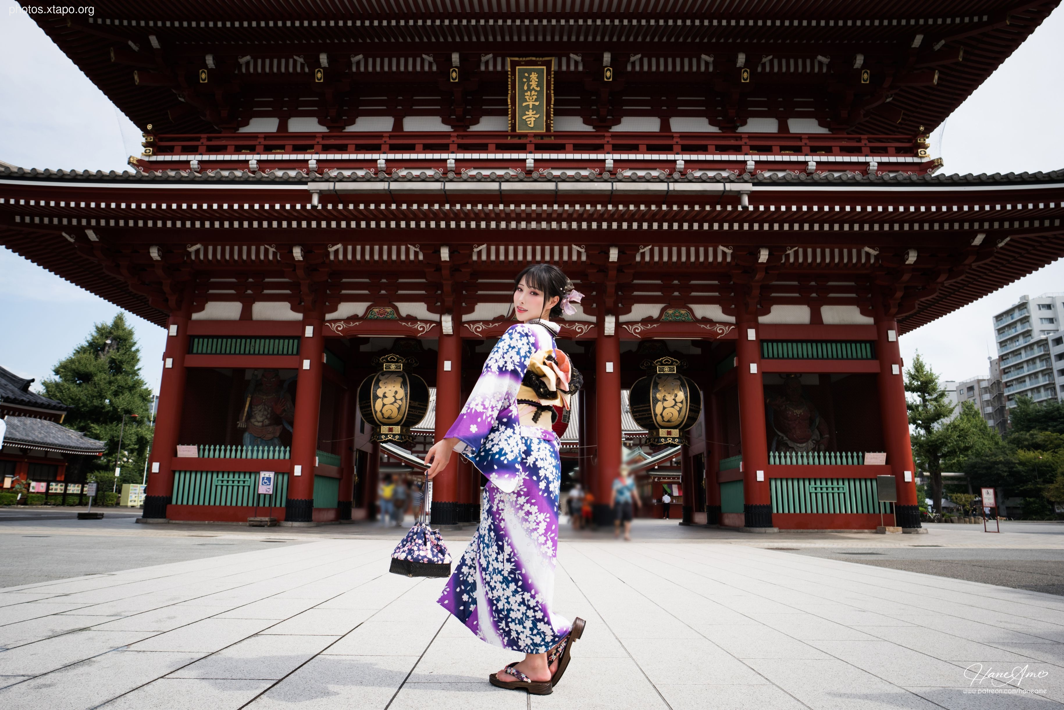 Violet summer yukata